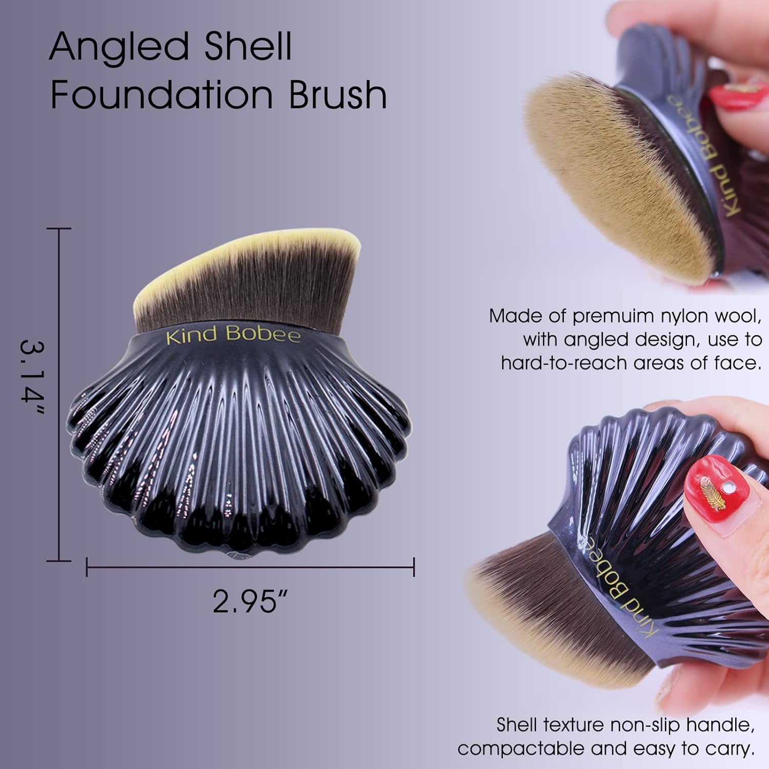 MODUSKYE 9-in-1 Makeup Brush Kit with Ultra Soft Foundation and Eyeshadow Brushes - Set - Image 3