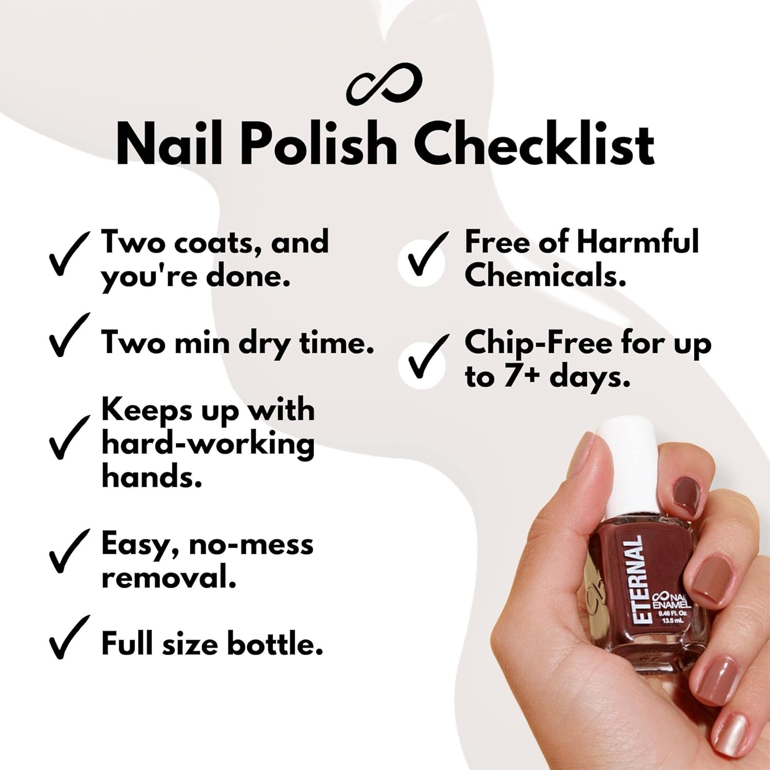 4-Piece Dark Nude Quick Dry Non-Toxic Nail Polish Set for Women 13.5mL - Image 5