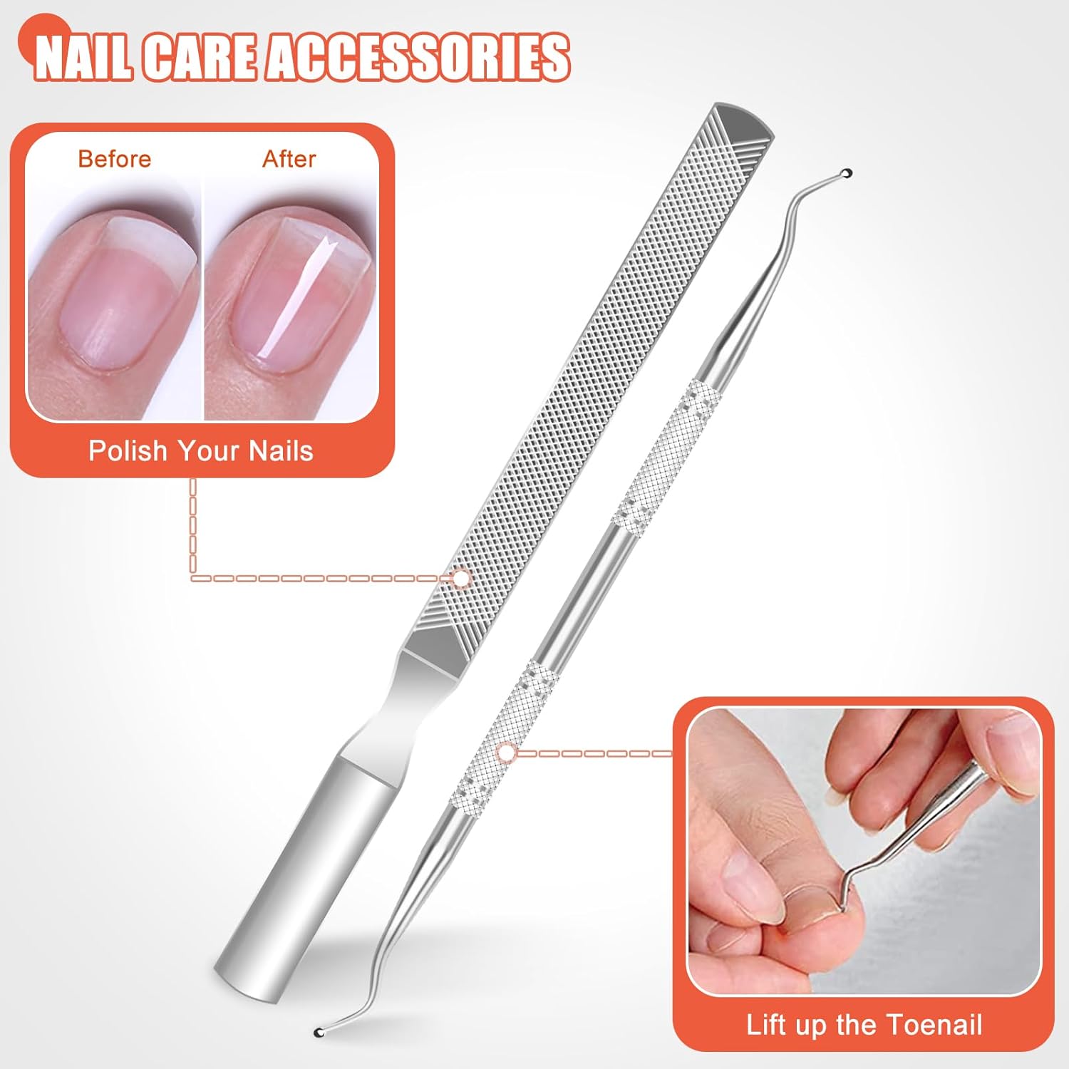 Heavy Duty Large Nail Clippers for Men, Long Handle Angled Design for Thick Toenails Seniors - Image 6