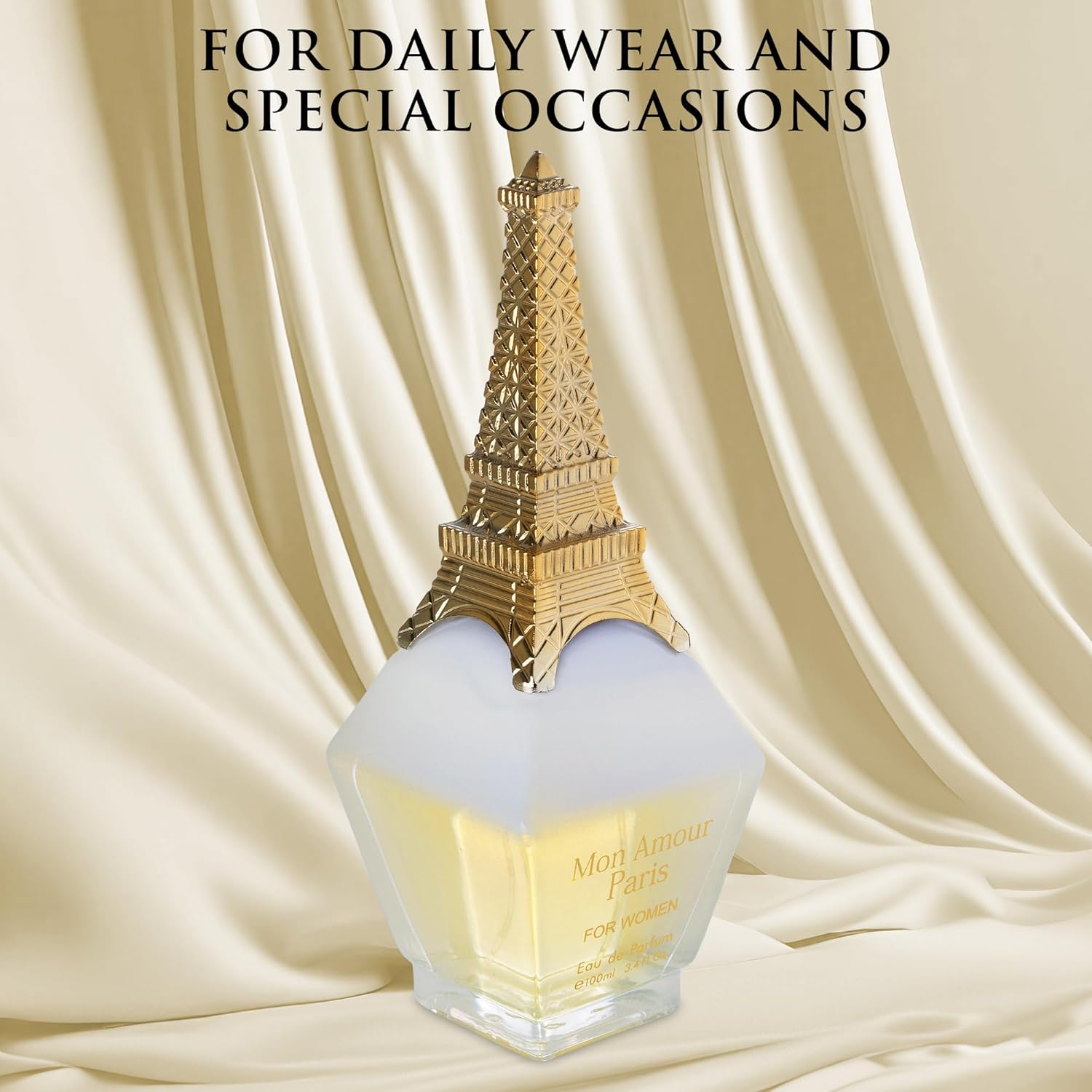 Mon Amour Paris Eau De Parfum for Women 100ml Floral Fruity Fragrance Bottle - Image 3