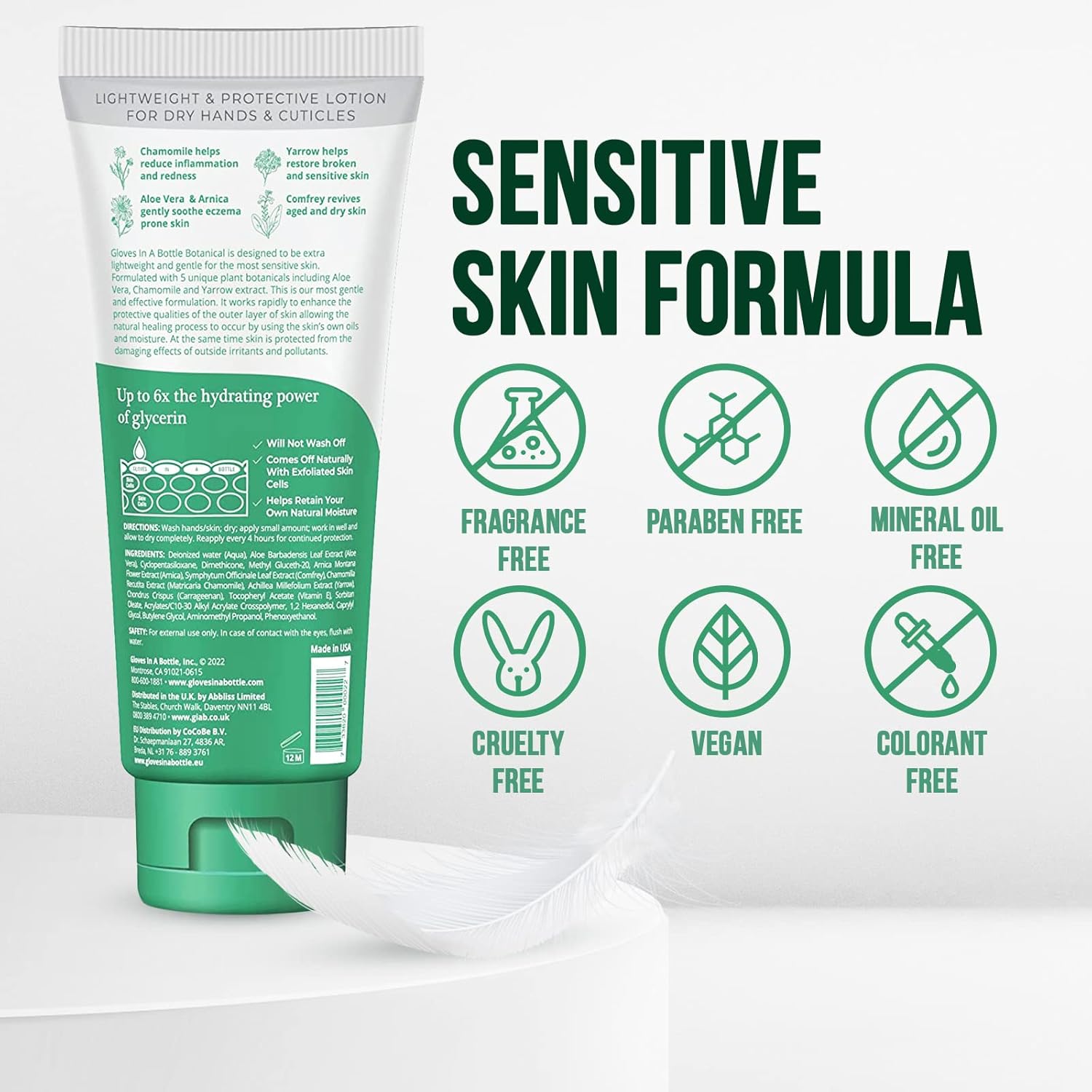 Gloves In A Bottle 3.4 Oz Pack of 2 Fragrance Free Shielding Lotion for Dry Itchy Skin - Image 6