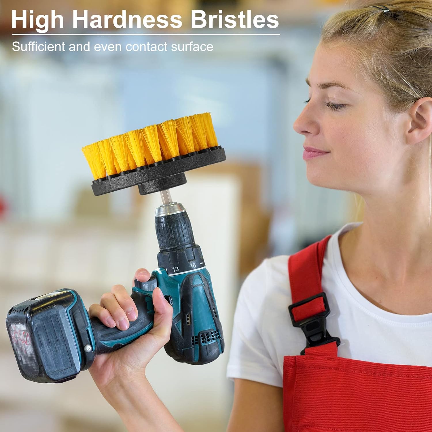 RemeRry 6-Piece Drill Brush Attachment Cleaning Kit for Bathroom, Kitchen, and Auto Use - Image 6