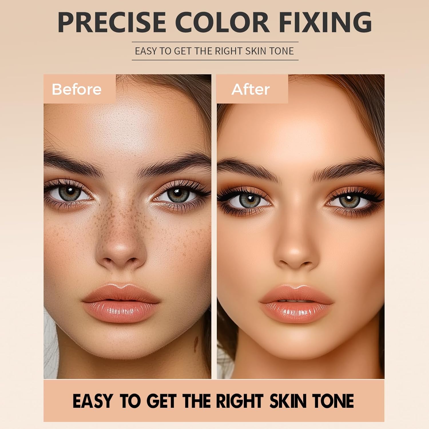 QIC Natural Full Coverage Concealer for Women, Deep Skin Tone, 1.36 Fl Oz - Image 6