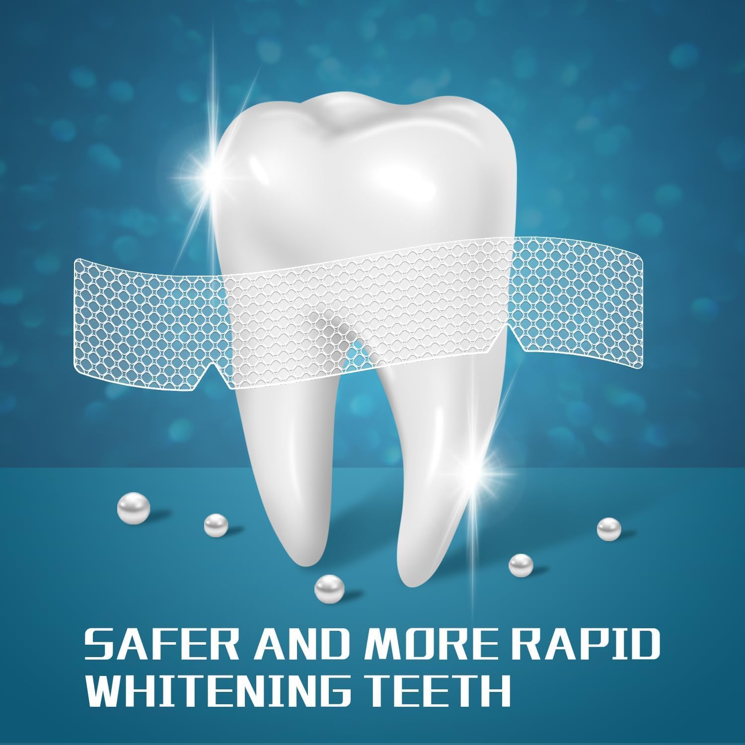 Gentle Teeth Whitening Strips - 14 Strips for 7 Treatments, Coffee & Wine Stain Removal - Image 5