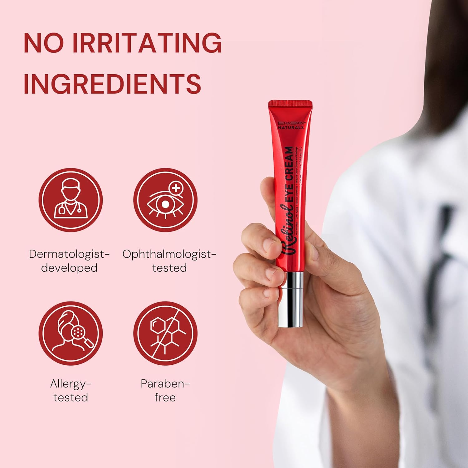 Retinol Polypeptide Anti-Aging Eye Cream for Wrinkle and Dark Circle Reduction 0.85 Fl Oz - Image 7