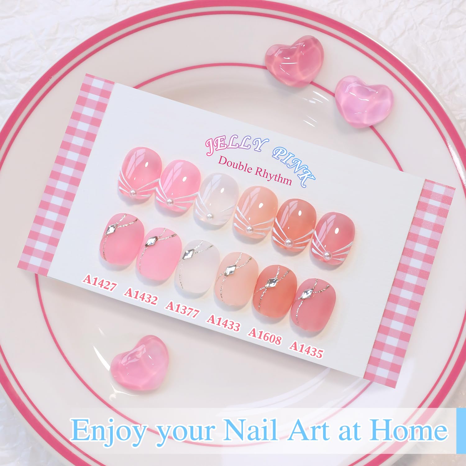 Double Rhythm 6 Piece 15 ML Gel Polish Set for DIY Nail Art at Home - Image 8