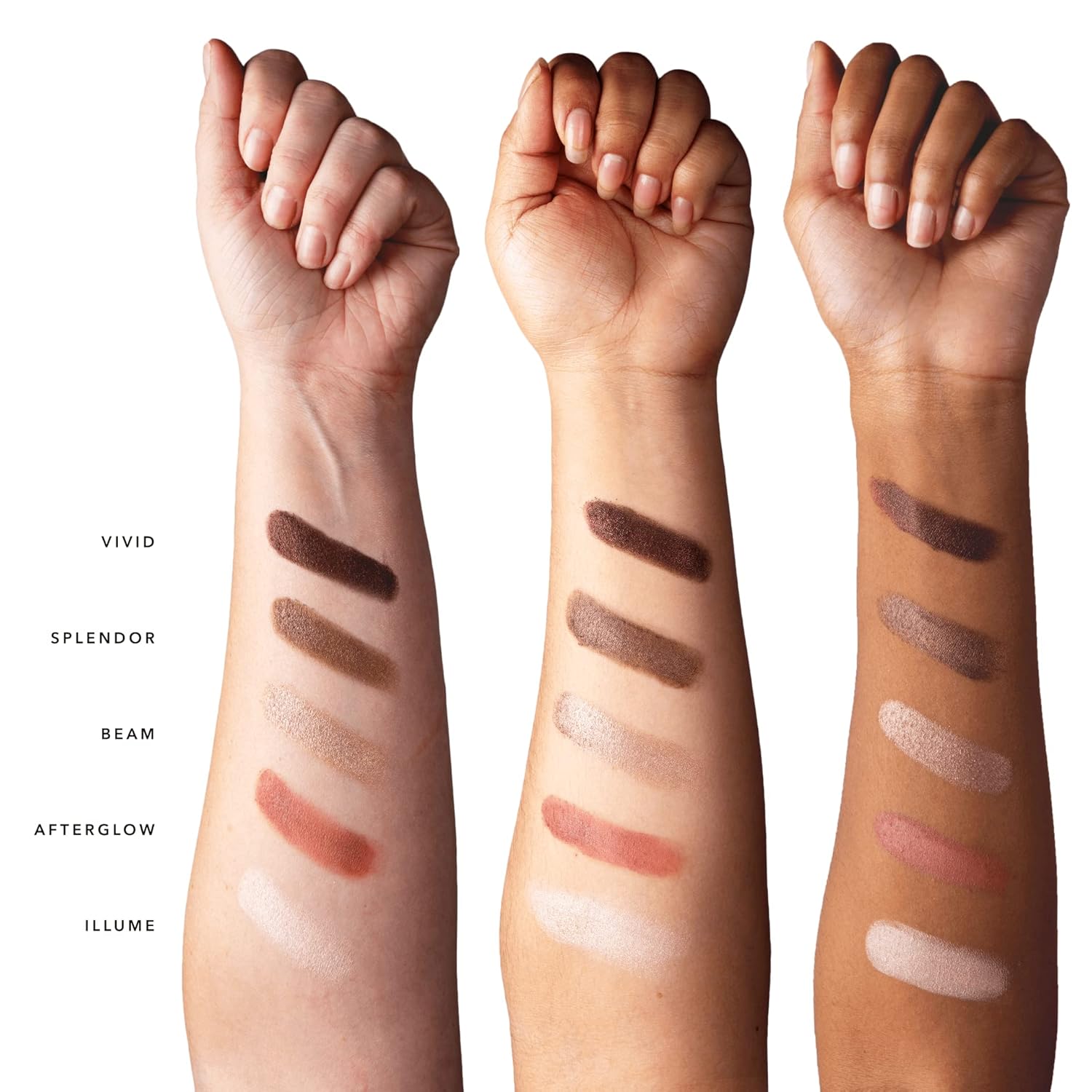 Pretty Naked II 100% Pure Vegan Makeup Palette - 3 Eyeshadow, Blush, Highlighter - Image 4