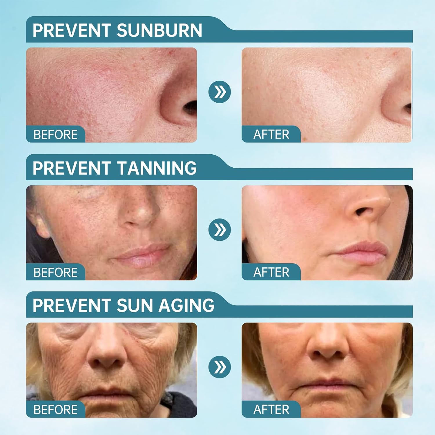 VGO Mineral Face Sunscreen SPF 50 Oil-Free Moisturizer Reef Safe Travel Size - Image 3