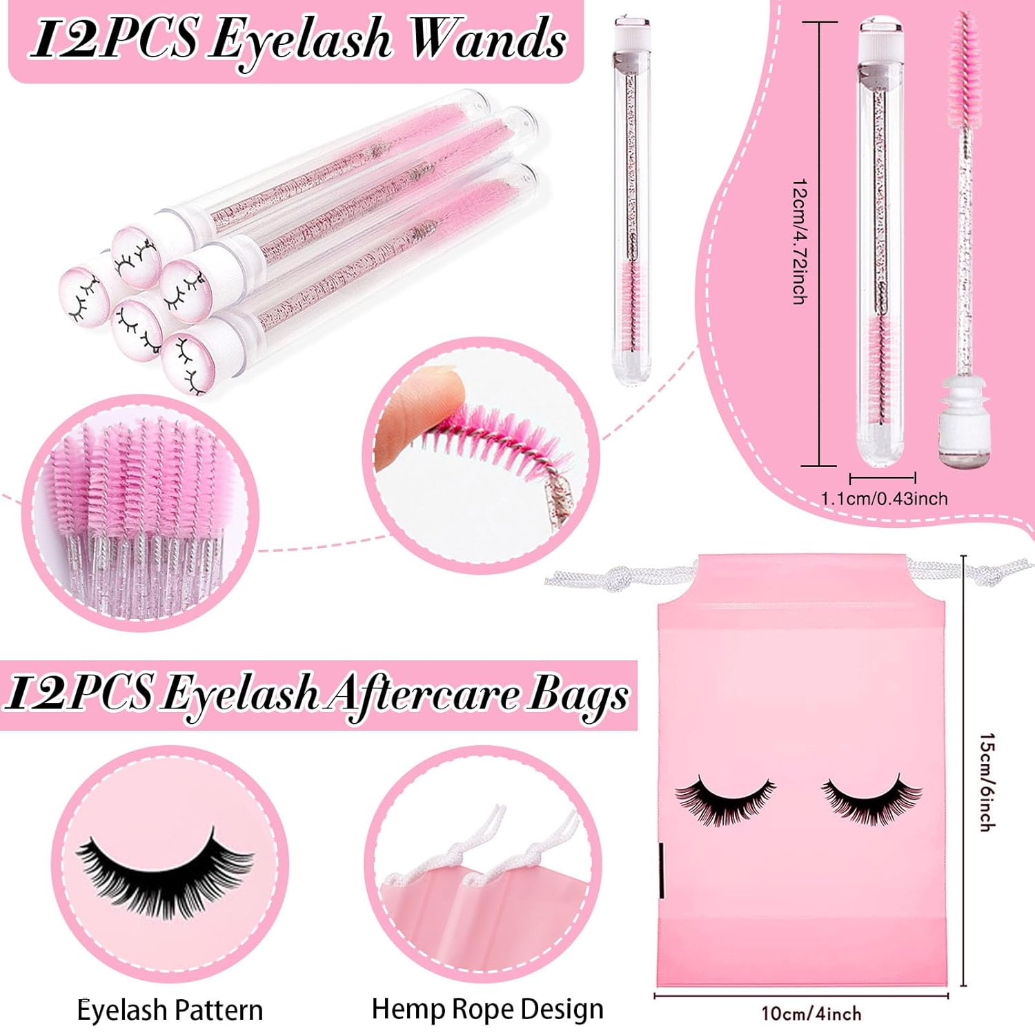 Gentle Foaming Eyelash Extension Shampoo Concentrate Cleanser Kit 4.06 fl oz New - Image 5