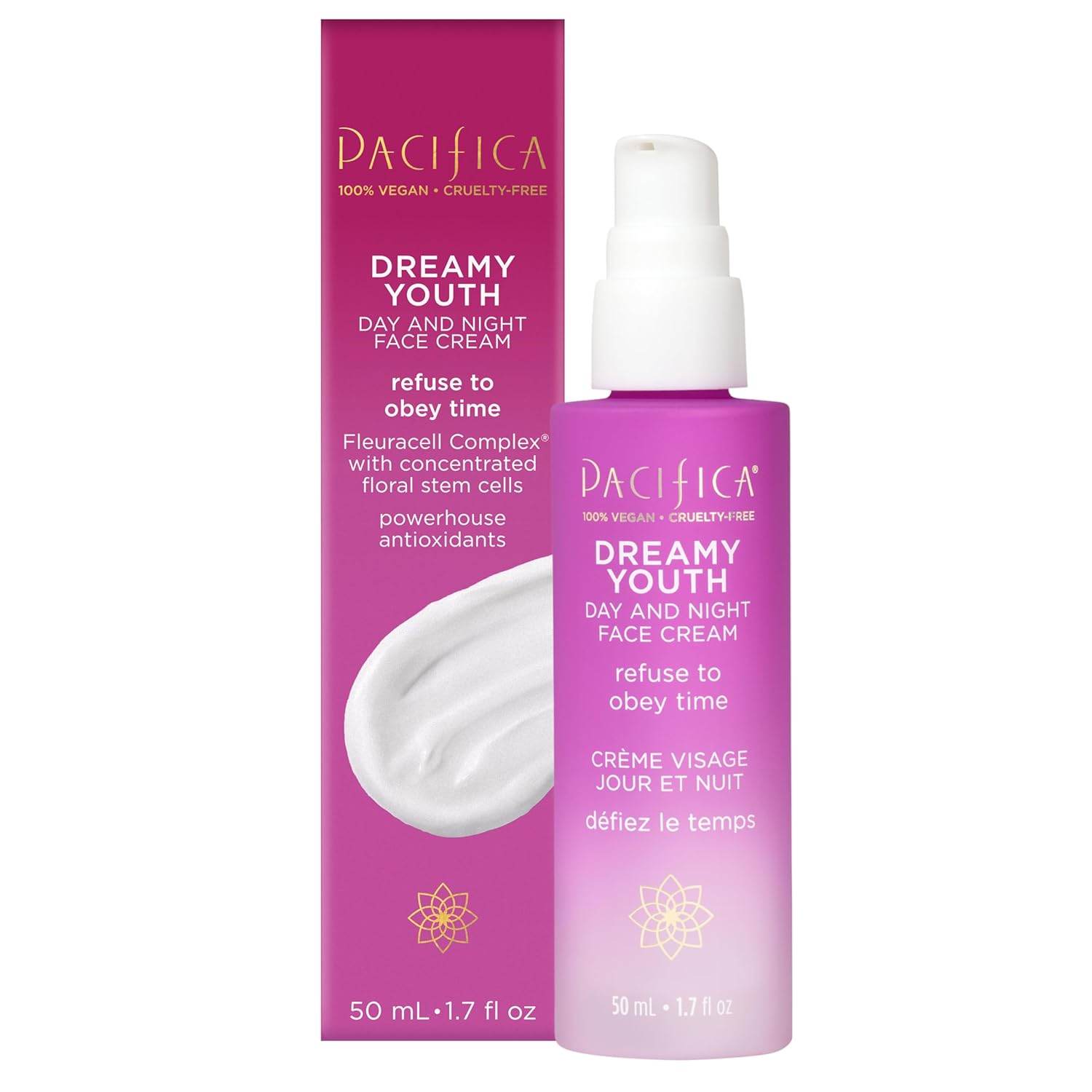 Pacifica Dreamy Youth Face Moisturizer Lotion for Dry Skin, Vegan, 1.7 fl oz Bottle - Image 14