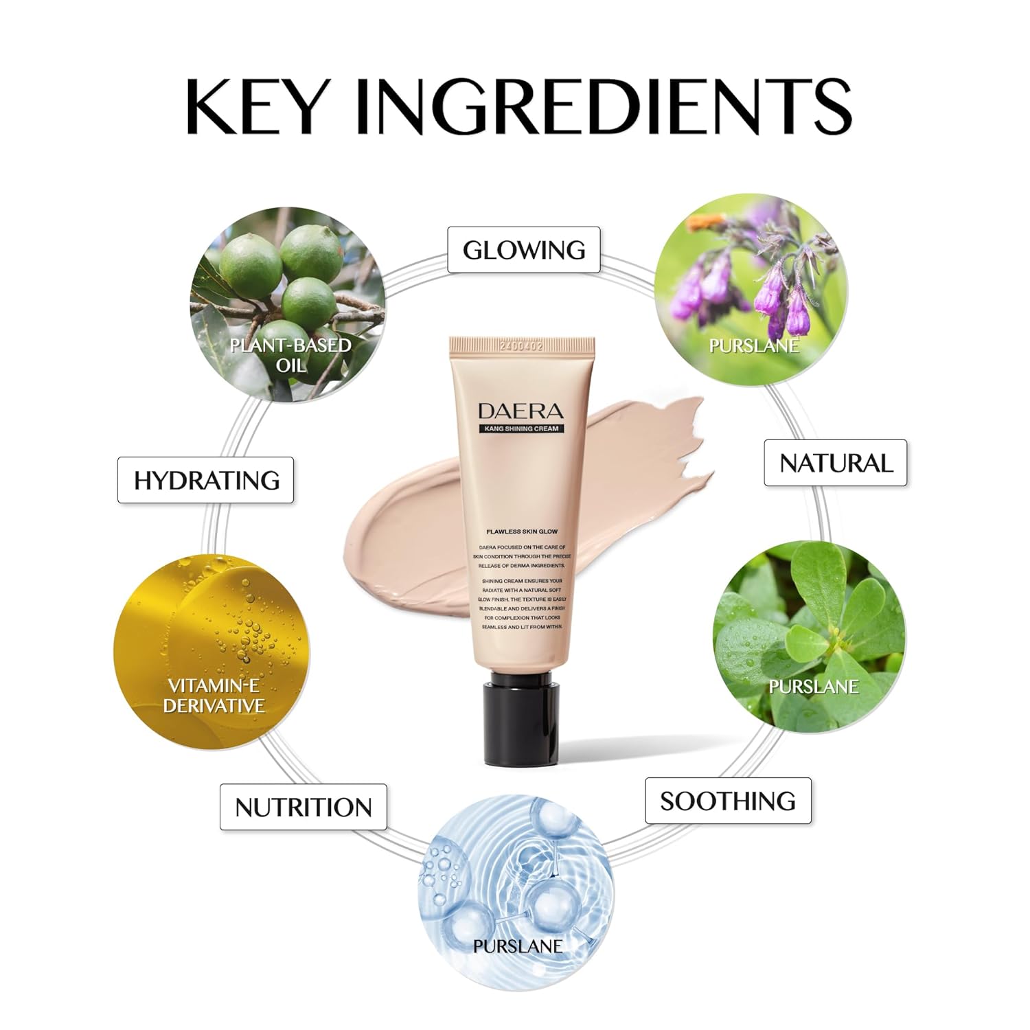 Kang Shining Korean BB Tinted Moisturizer Cream Neutral Shade 1.35 fl oz Lightweight Buildable Coverage - Image 5