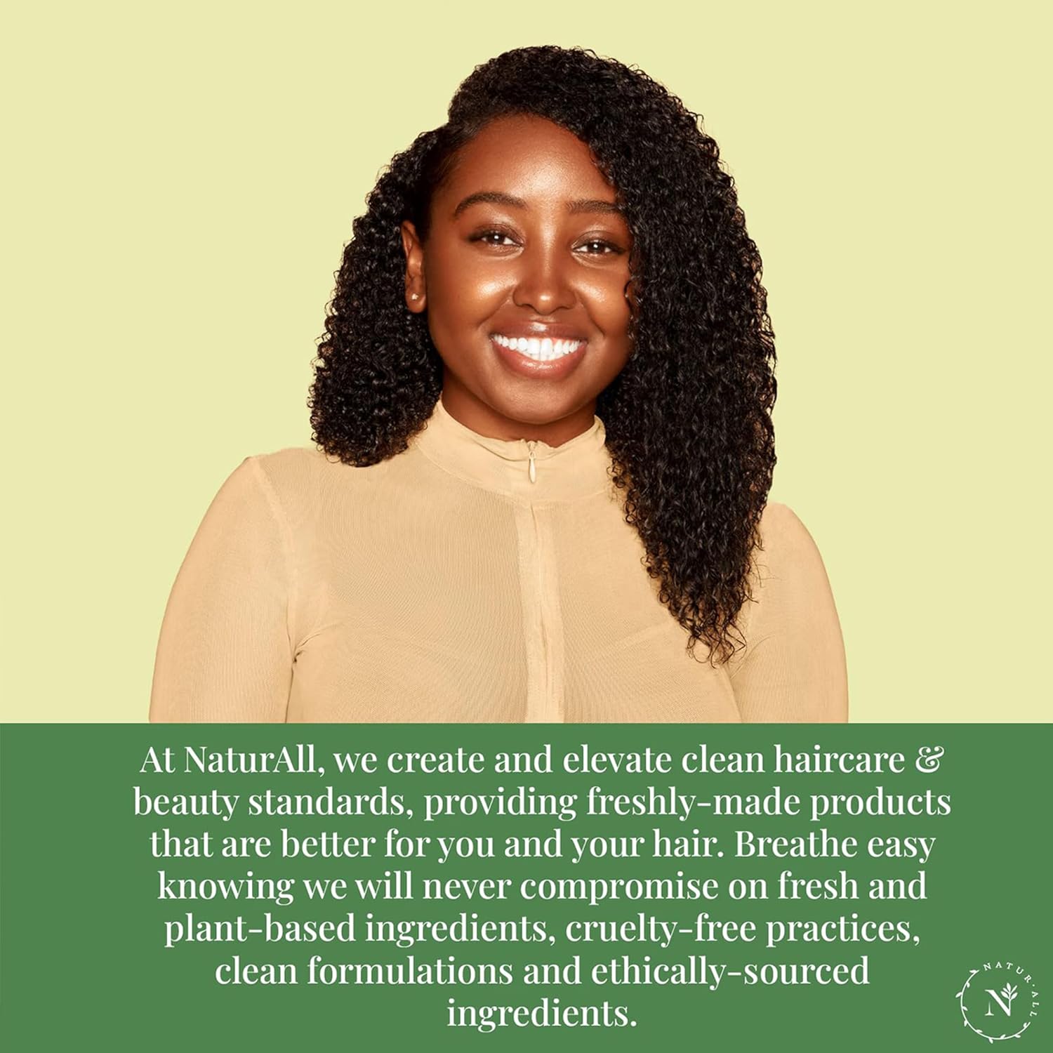 NaturAll Hydrating Avocado Leave-In Conditioner 6.7 oz Silicone-Free for Dry Curly Coily Hair - Image 7