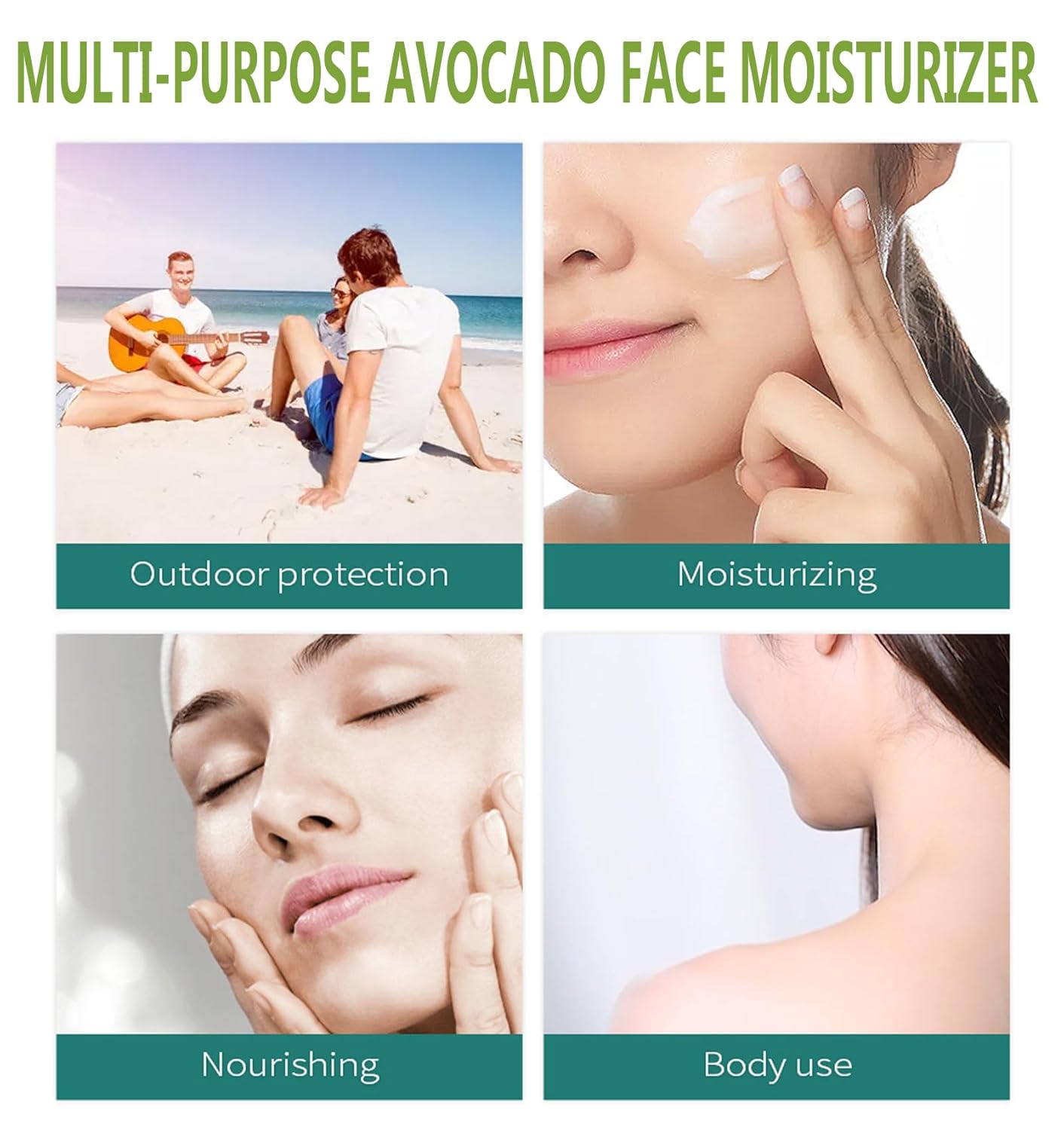 Avocado Daily Hydrating Face Cream 4 oz Lightweight Nourishing Lotion for Dry Skin - Image 7