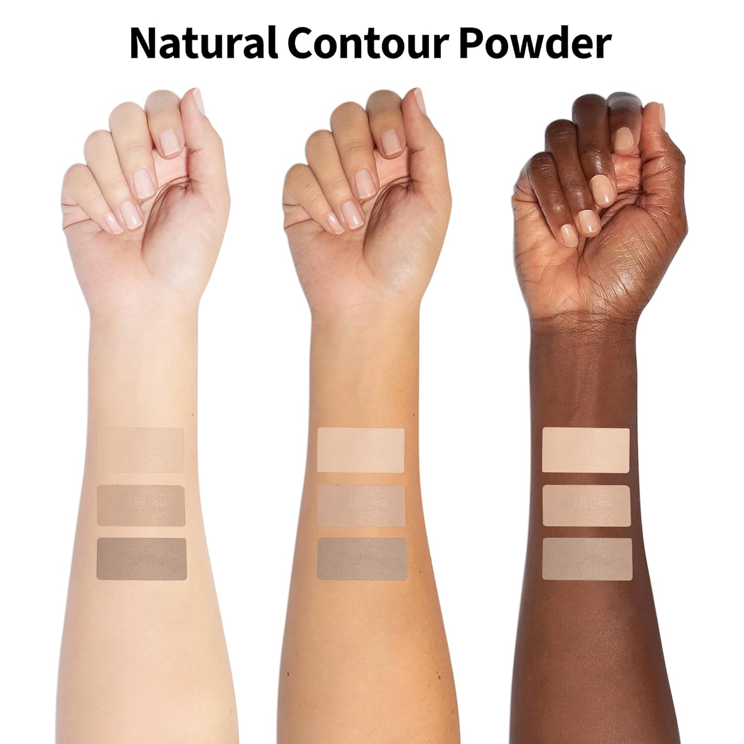 Fair/Light Cool Toned Contour Palette - Smooth, Blendable, Long-Lasting Face Shaping Powder - Image 7