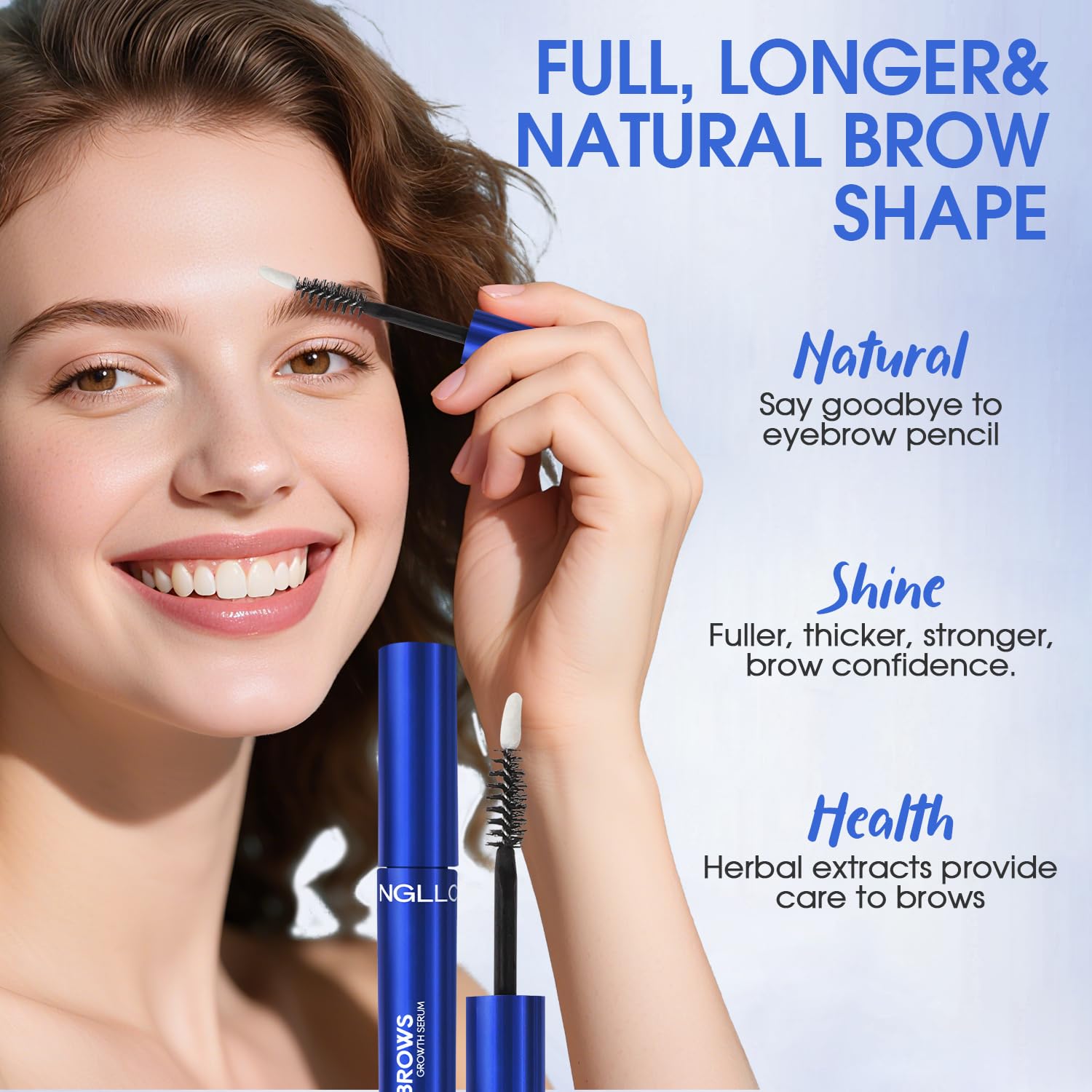 Naturally Enhance Brows 5ml Plant Extract Eyebrow Growth Serum for Thicker, Longer Lashes - Image 6