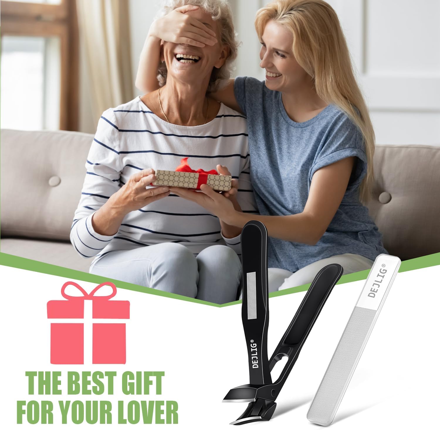 Heavy Duty Long Handle Toenail Clippers for Thick Nails with Built-in Catcher Adult and Senior Size - Image 7