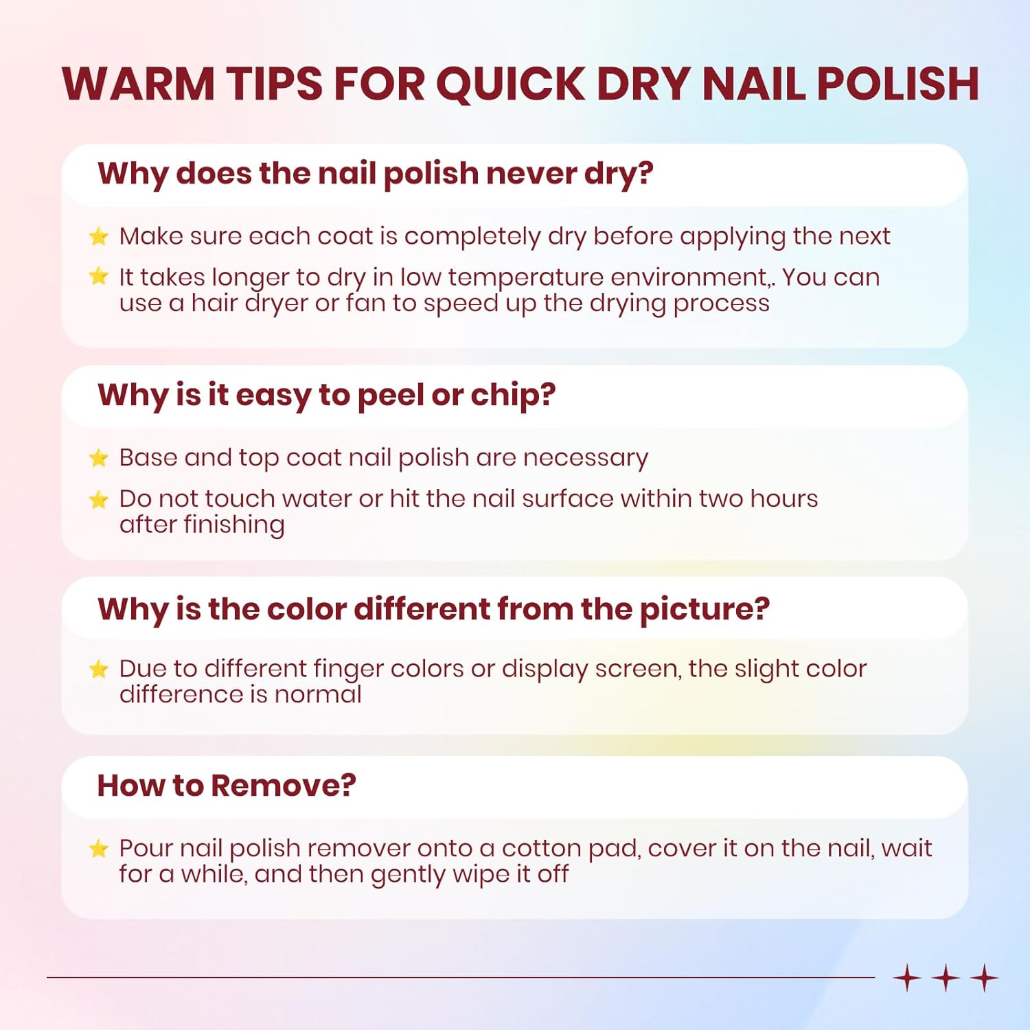 Pastel Nail Polish Set 5 Colors Quick Dry Non-Gel Lacquer for Home Manicures - Image 7
