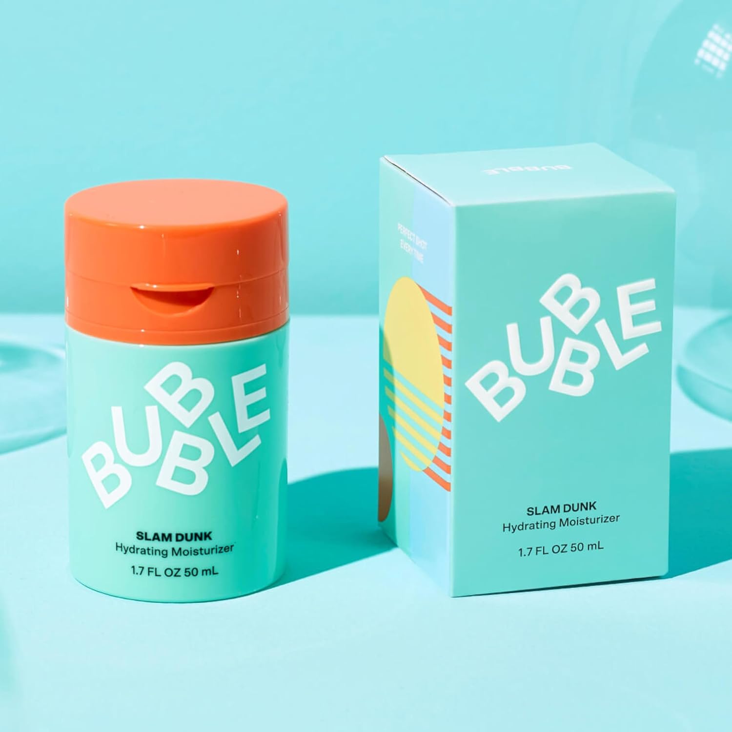 Bubble Skincare Slam Dunk Hydrating Face Cream Bundle - Dry Skin Formula with Vitamin E and Aloe Vera, 50ml + 10ml - Image 3