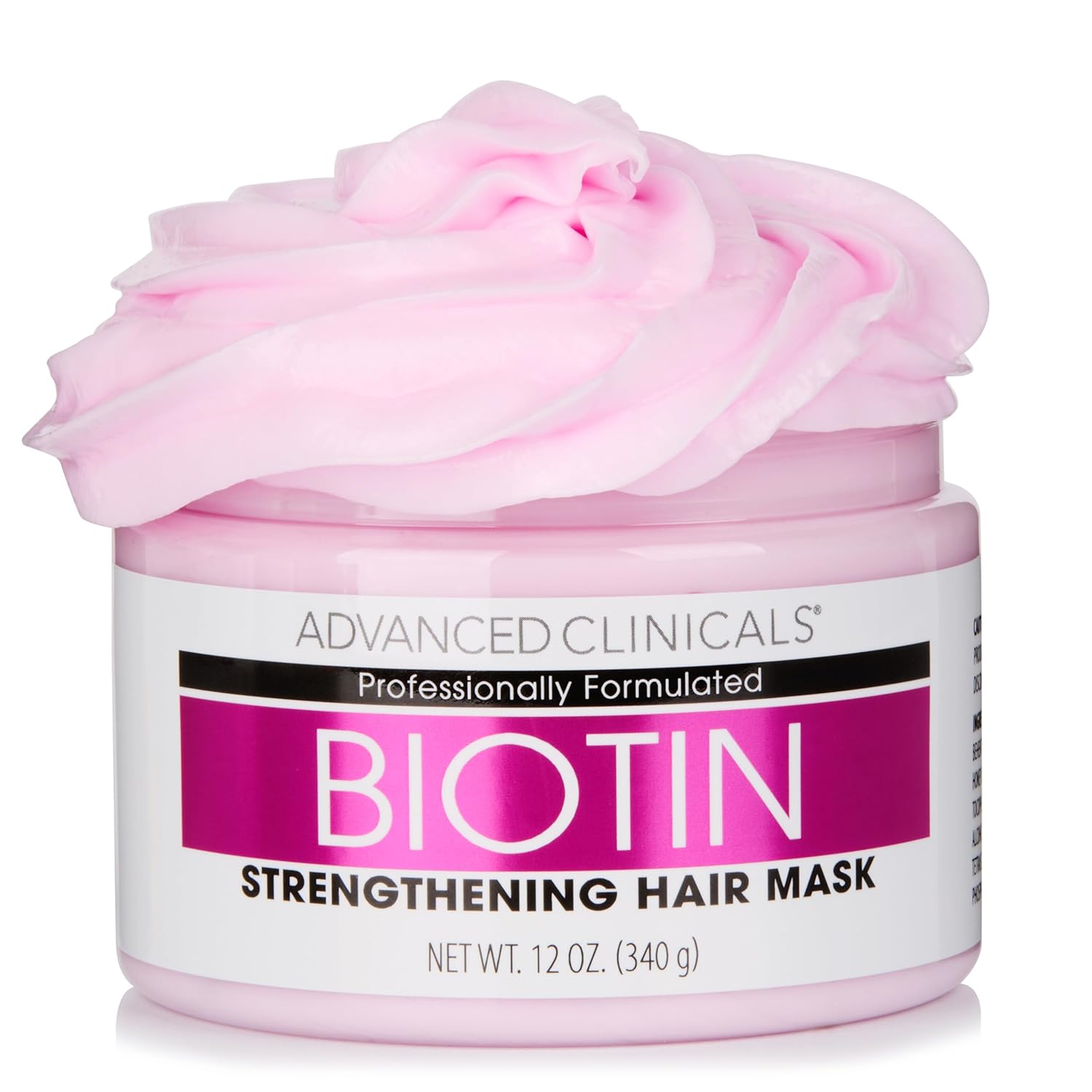 Advanced Clinicals Biotin Hair Treatment Mask 16 oz Strengthening for Color-Treated Hair - Image 3