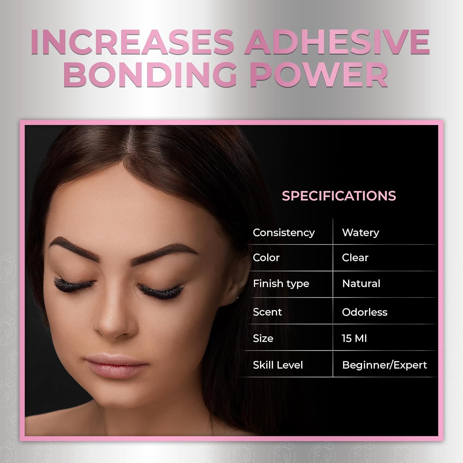 Longer Glue Retention Eyelash Extension Primer, 100ml Pretreatment Solution for Lashes - Image 2