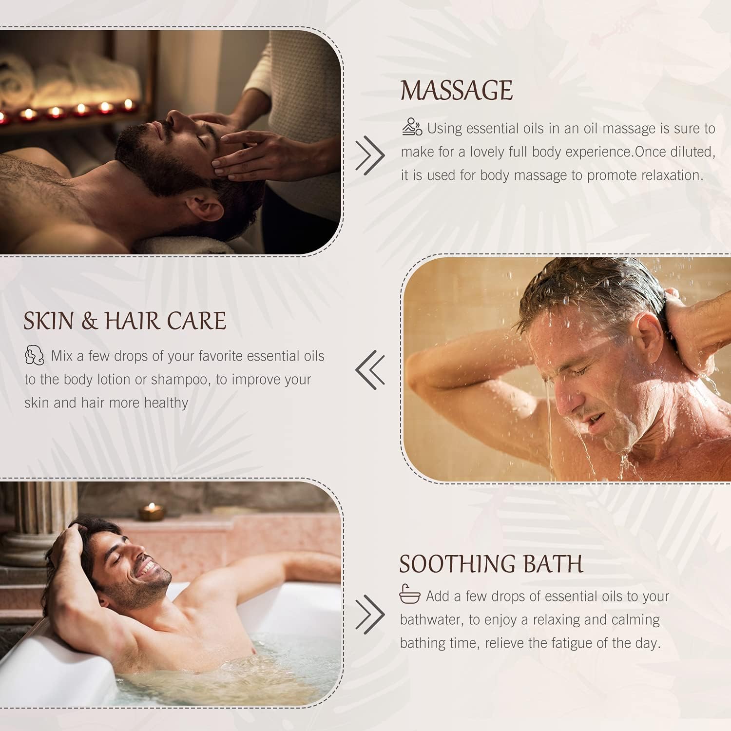 Woody Essential Oils Set for Candle Making and Men's Fragrances, 6 Unique Scents Included - Image 4