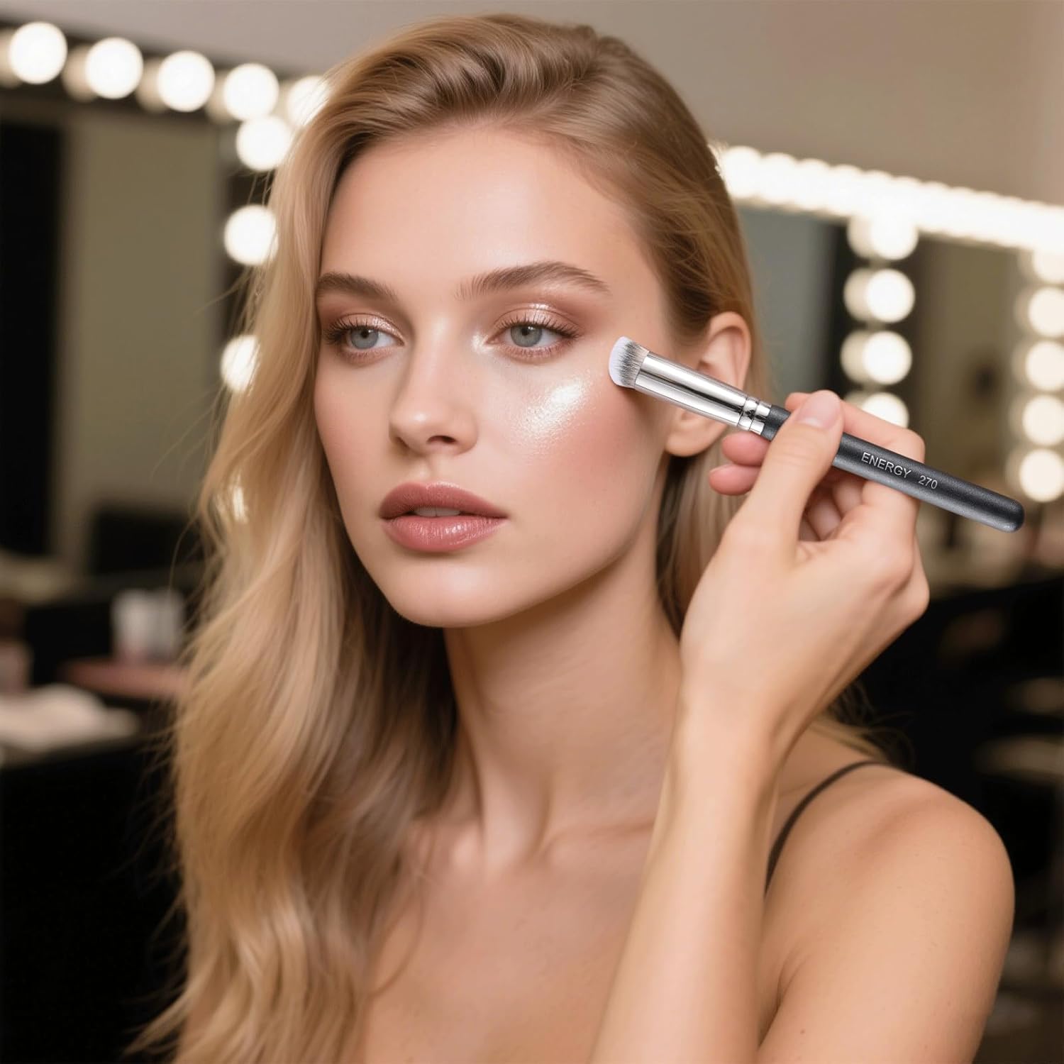 ENERGY Foundation Brushes Professional Brightening Concealer Makeup Application Set - Image 5