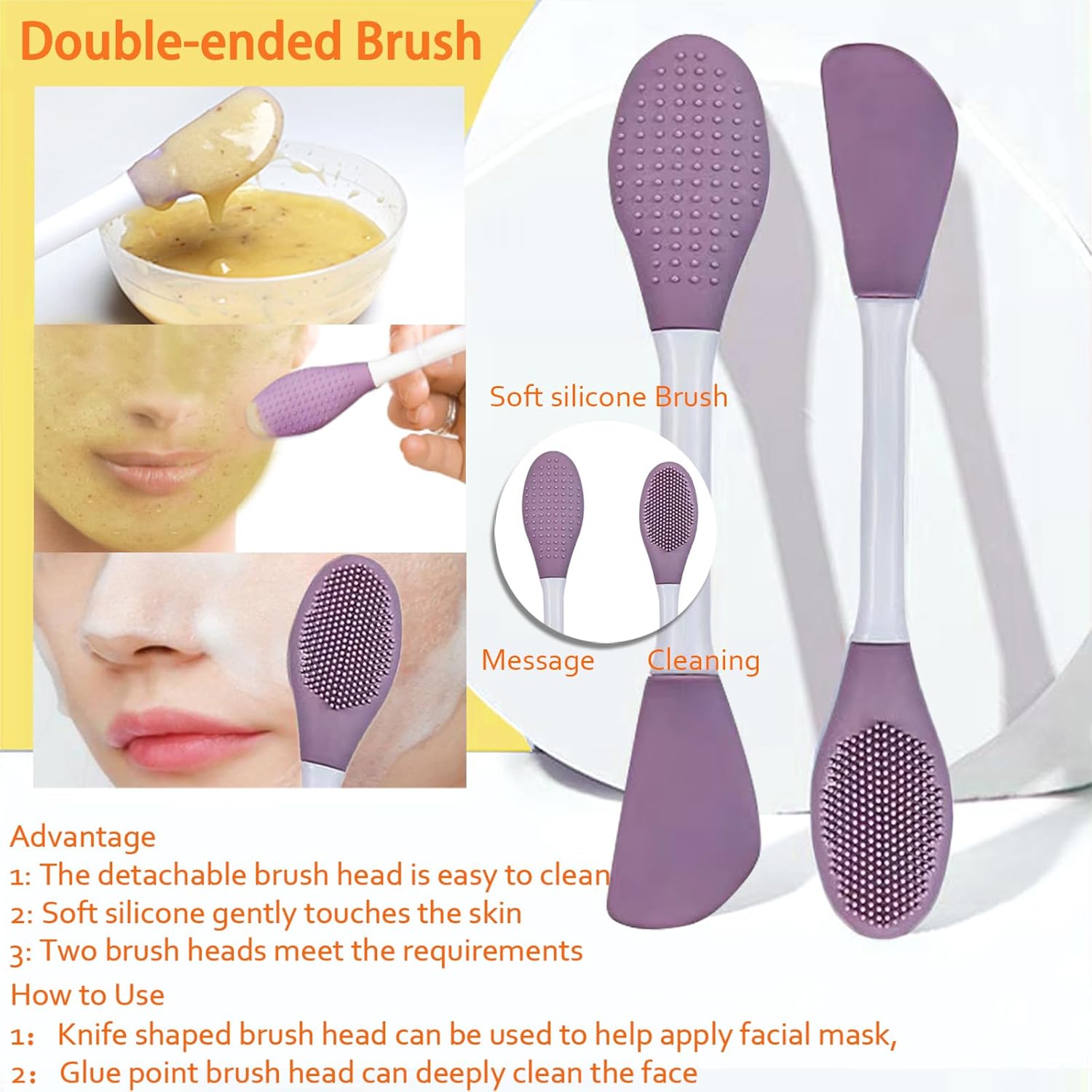 Turmeric Jelly Peel Off Rubber Facial Mask Powder 23 Fl Oz with Silicone Brush Included - Image 6