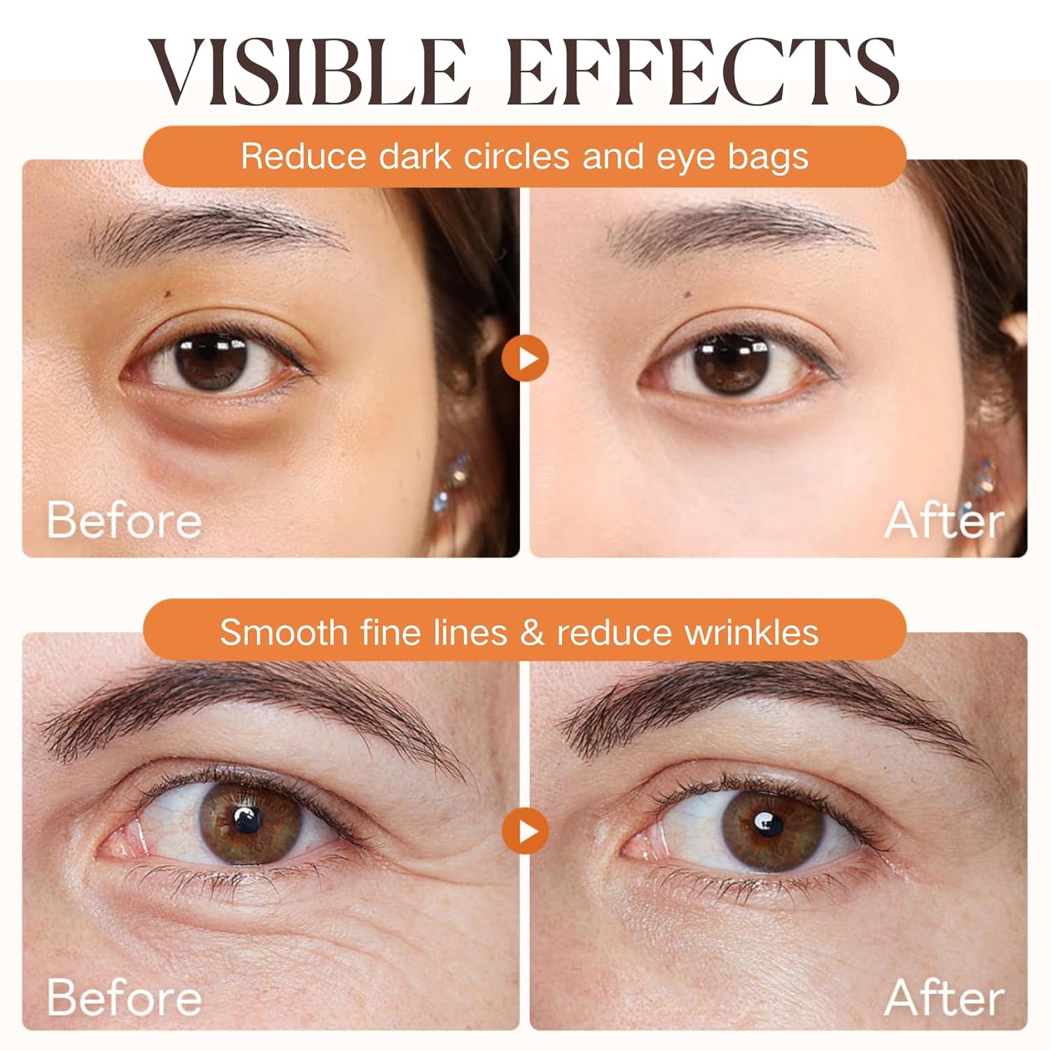 2PCS Retinol Eye Stick Cream for Dark Circles Puffiness Hydrating Anti-Aging Serum - Image 5