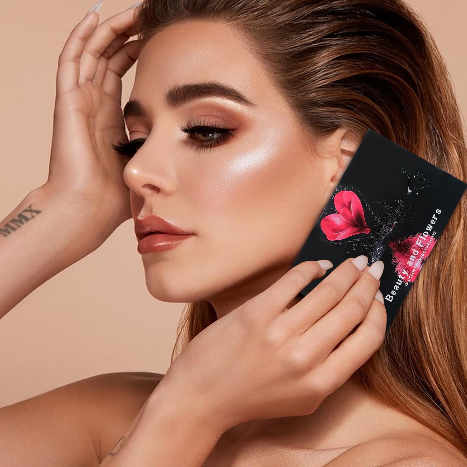 15-Color Waterproof Matte Shimmer Glitter Eyeshadow Palette for Glam Daily Looks - Image 7