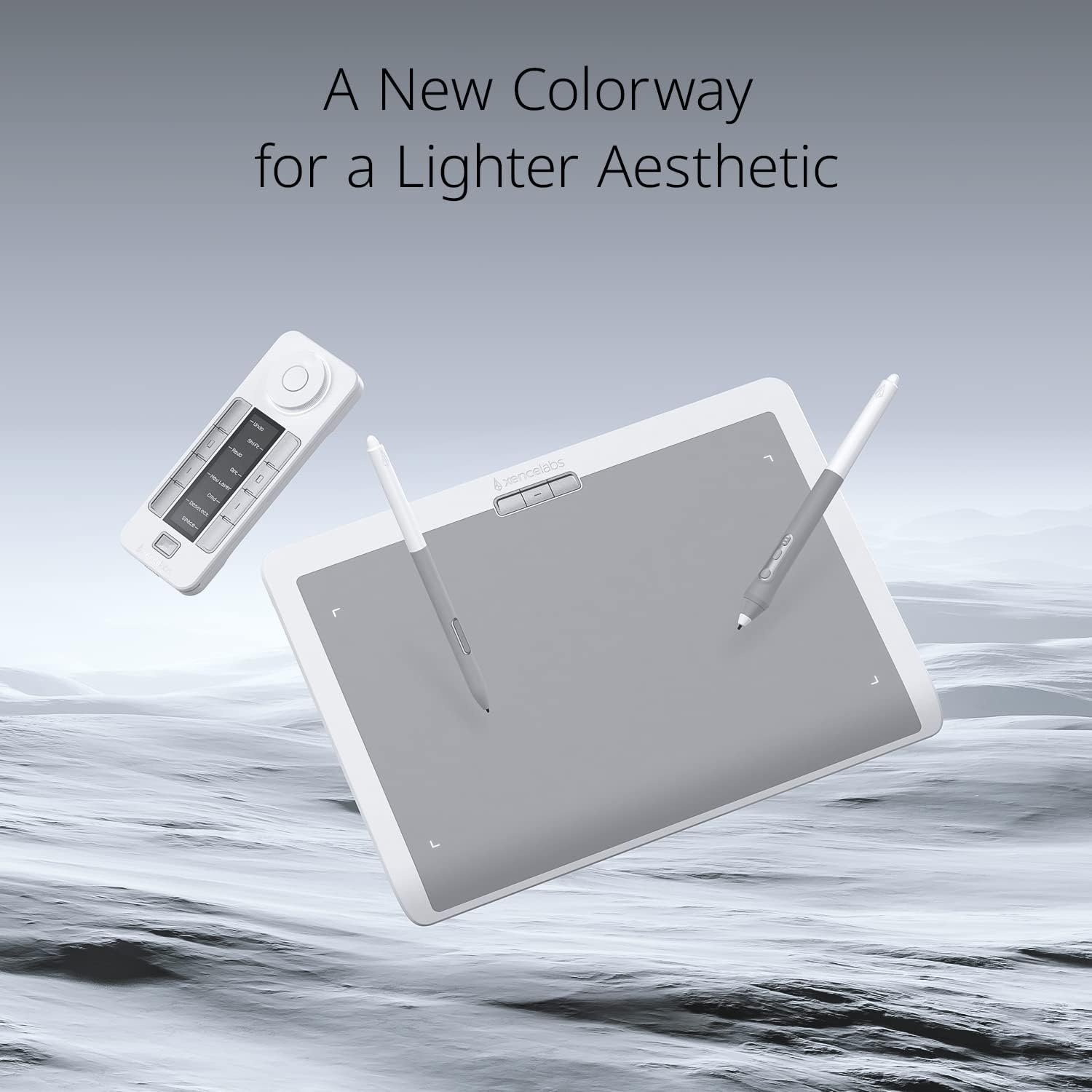 Xencelabs Medium Drawing Tablet, Nebula White, 40 Customizable Keys, 8192 Pressure Levels - Image 8