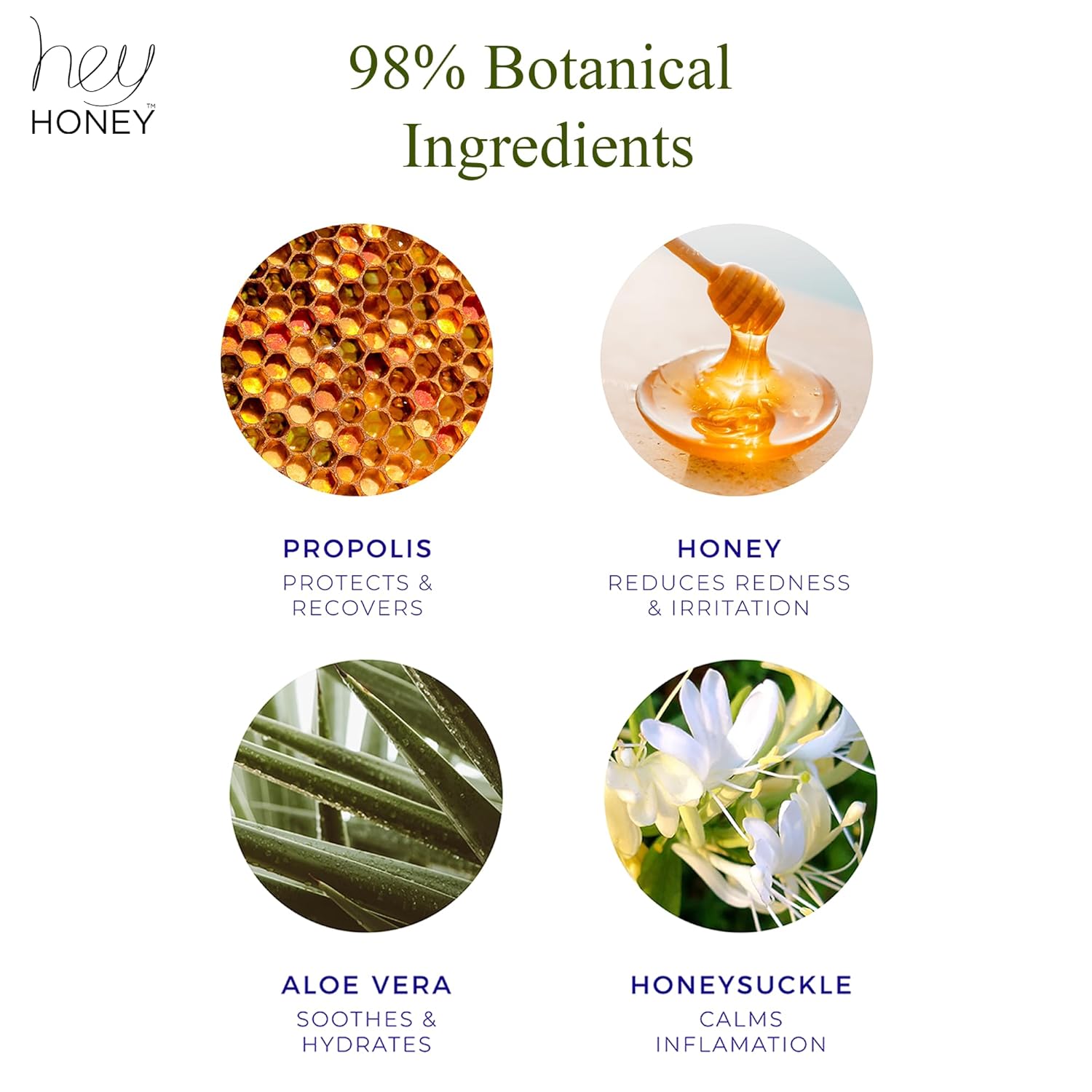 Hey Honey Skincare Relax Instant Rosacea Treatment 2.2 Oz Calming Moisturizer for Sensitive Skin - Image 7