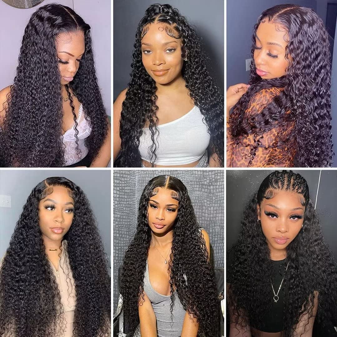26 Inch Deep Wave 5x5 HD Lace Front Glueless Human Hair Wig 180% Density - Image 8
