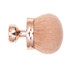 Extra Large Body Makeup Brush for Self Tanner,Leg Makeup & Bronzer, Suncreen Brush Applicator, 3 inch Wide Kabuki Foundation Brush, Oval Face Makeup Brush with Drawstring Bag (Rose Gold)