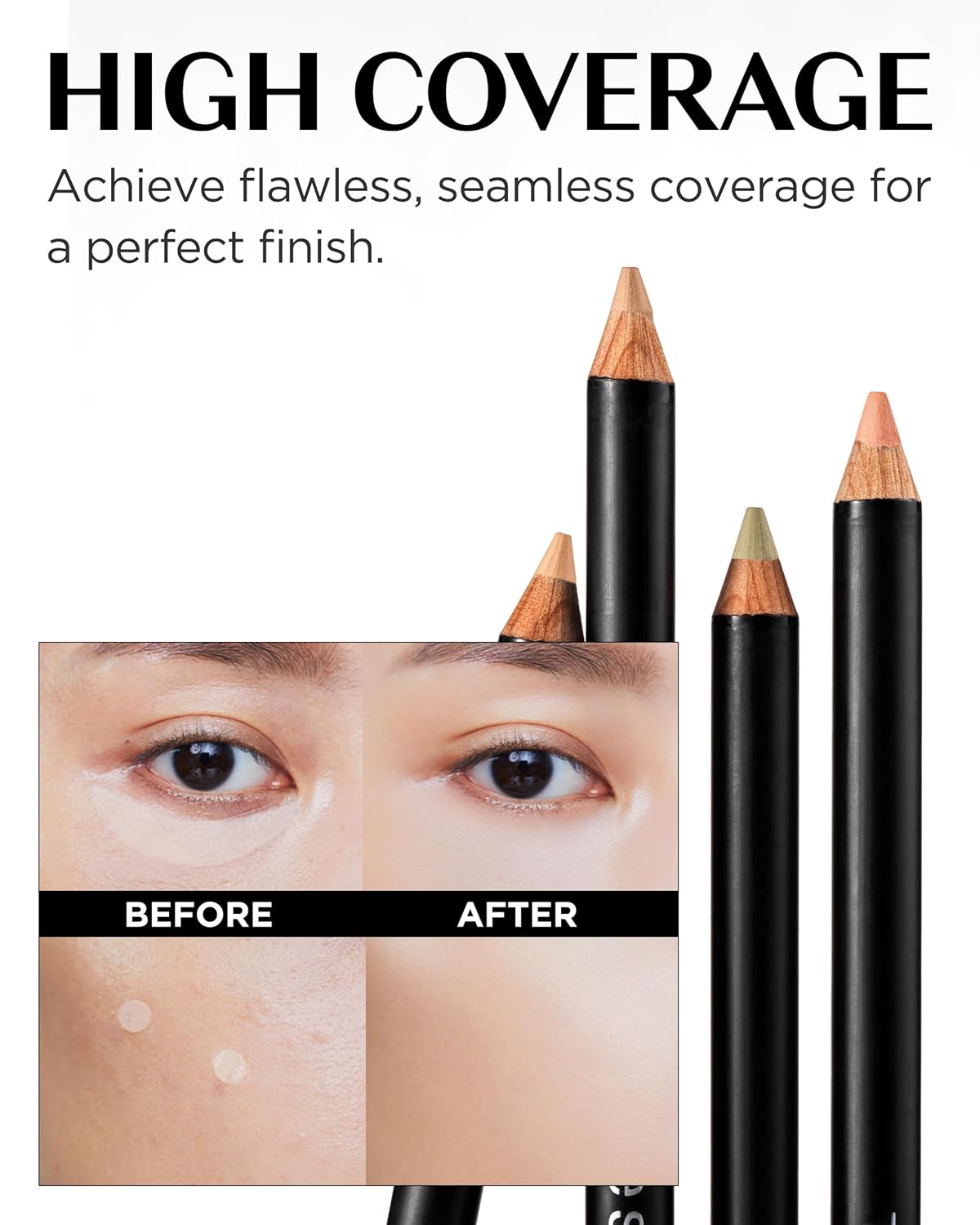 THESAEM Cover Perfection Concealer Pencil 2g Natural Beige for Blemishes and Dark Circles - Image 5