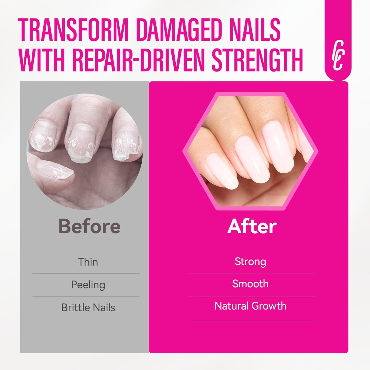 CHUCHU 15ML Milky White Nail Strengthener Hardener for Growth and Ridge Filling - Image 4