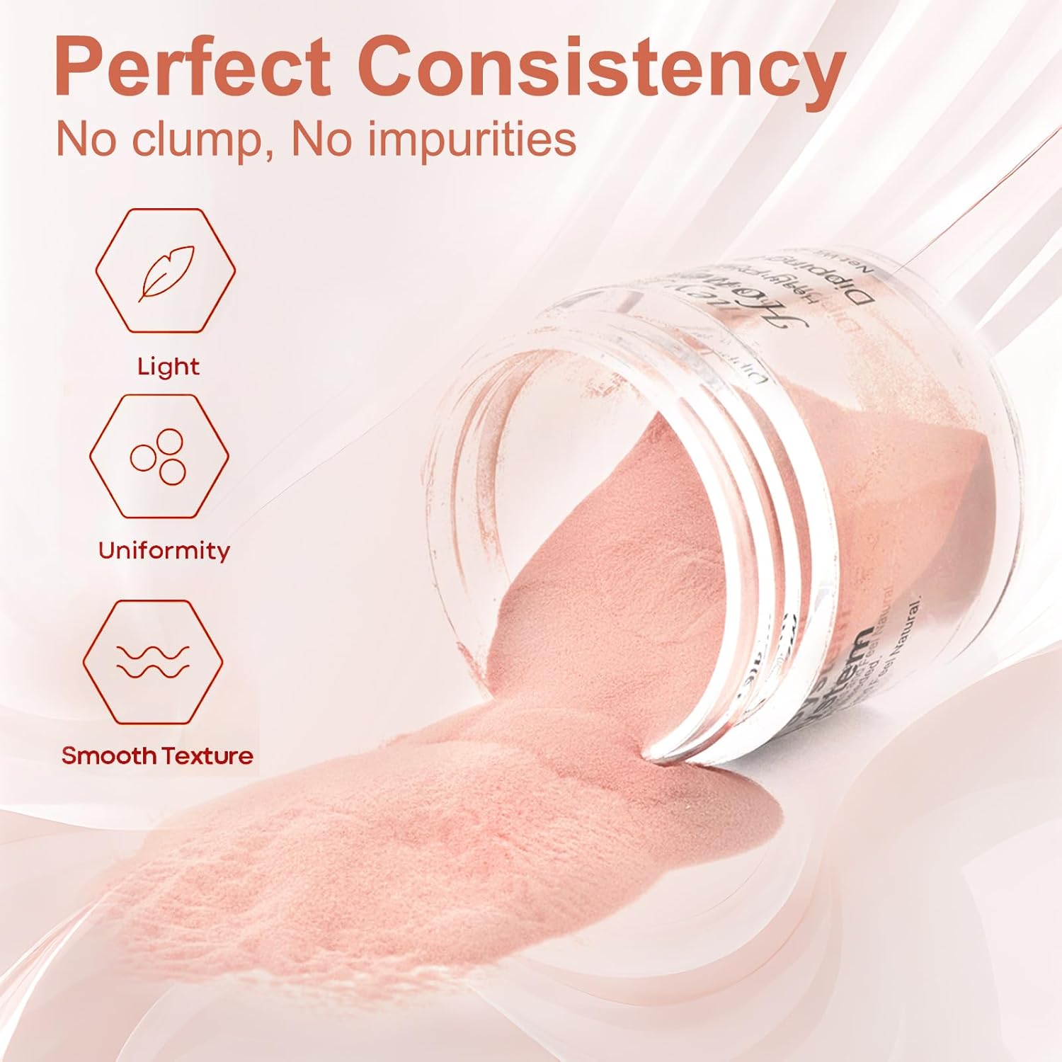 1 oz Clear White Nude Acrylic Powder for Nail Extensions, No Lamp Required - Image 3