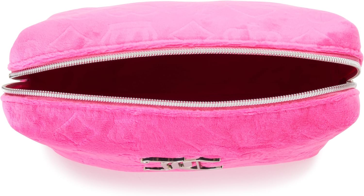 Juicy Couture Hot Pink Travel Makeup Toiletries Clutch Bag Compact Size - Image 6