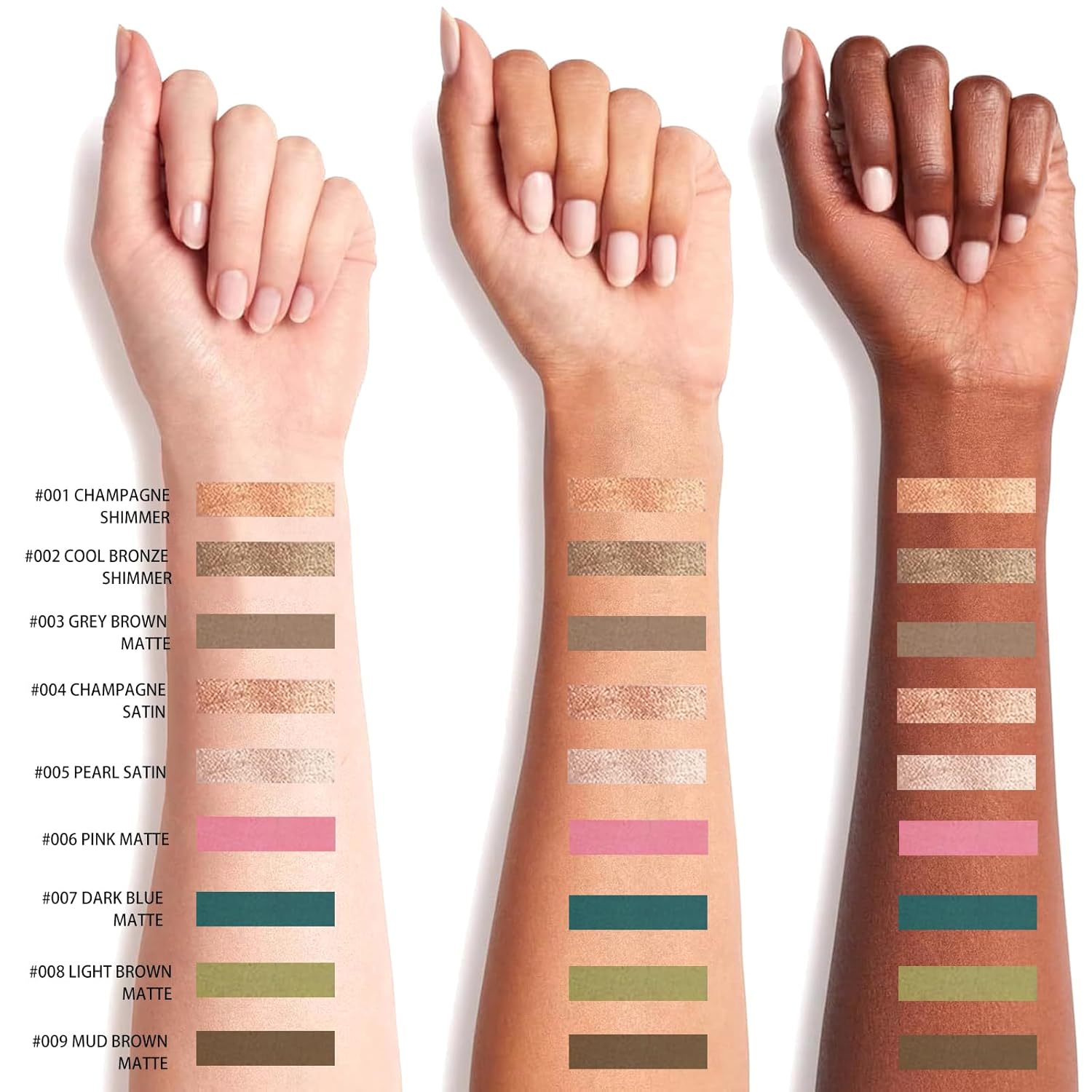 Waterproof Matte Grey Brown Cream to Powder Eyeshadow Stick 0.12 oz - Image 5