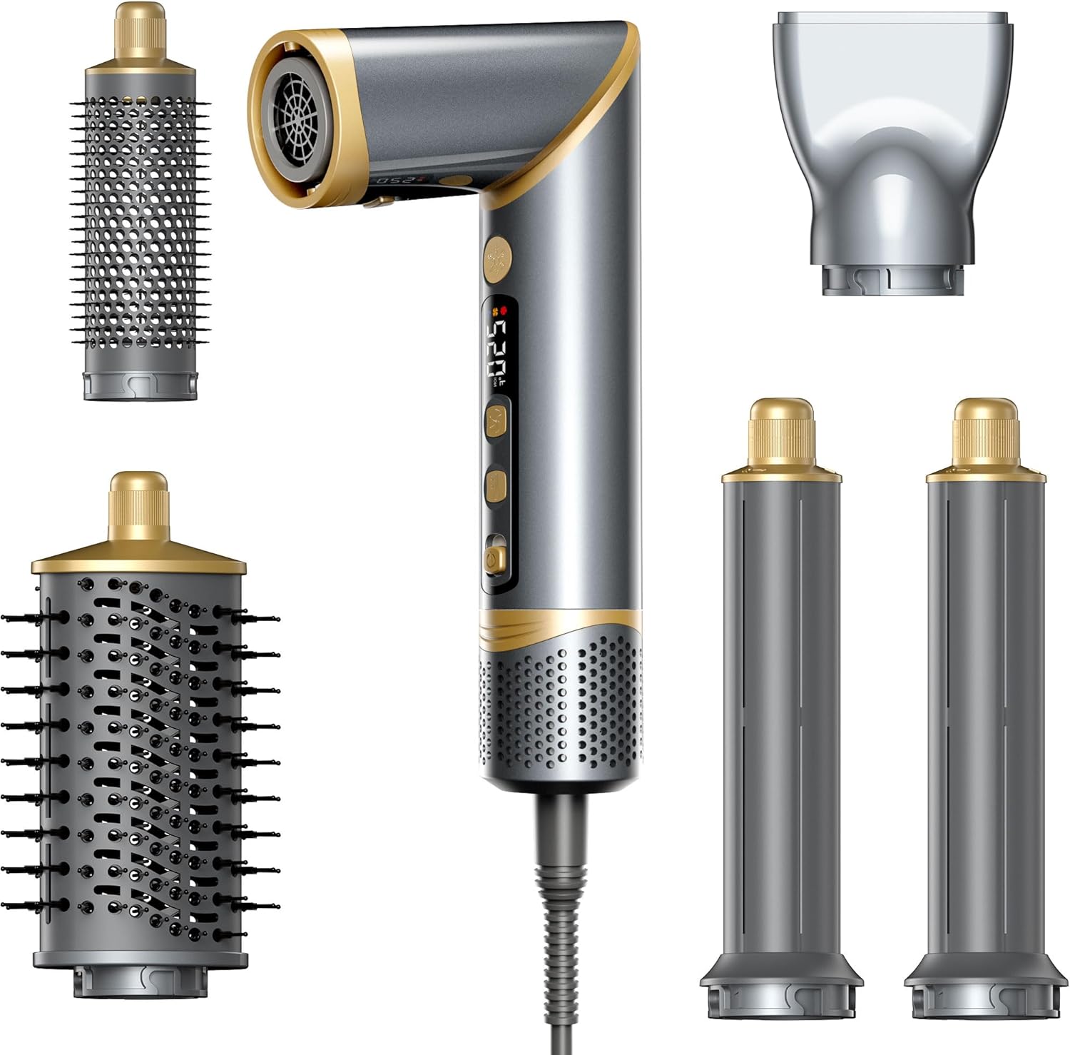 Easywave 5-in-1 Professional Air Wrap Hot Air Brush Styler for Fast Drying and Styling - Image 9