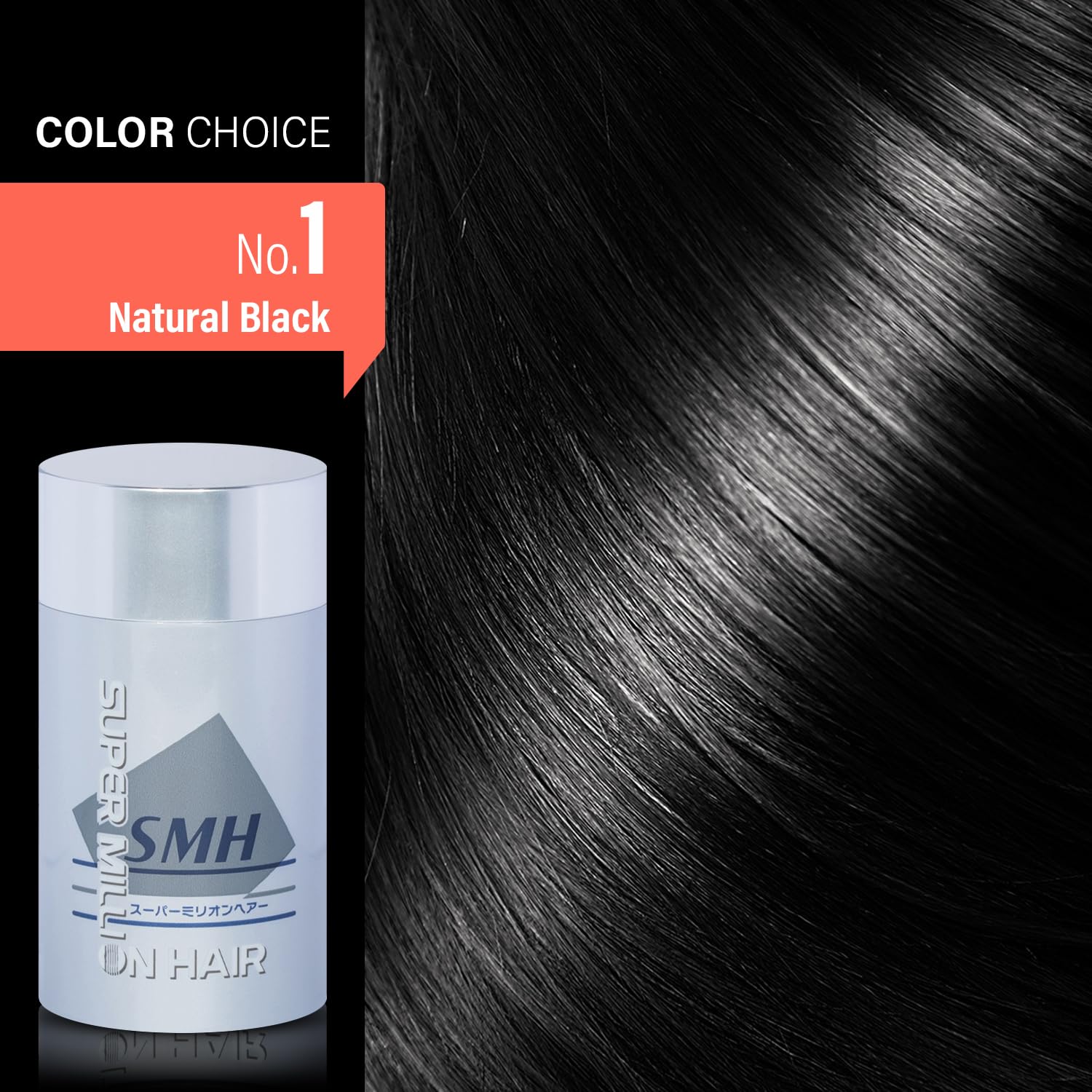 10g Black Natural Hair Thickening Fibers Powder for Thinning Hair Waterproof Sweatproof - Image 4