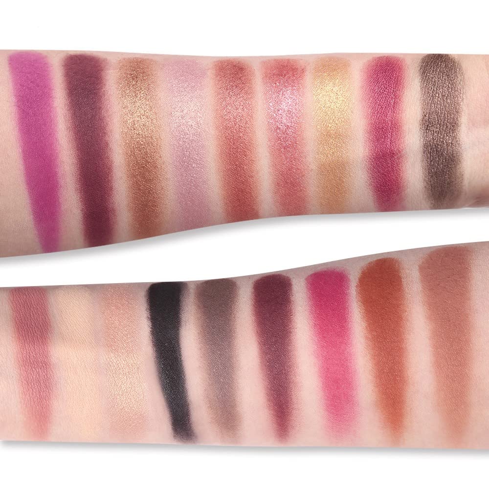 UCANBE 18 Color Eyeshadow Palette 10 Matte 7 Shimmer 1 Glitter Long Lasting Makeup - Image 5