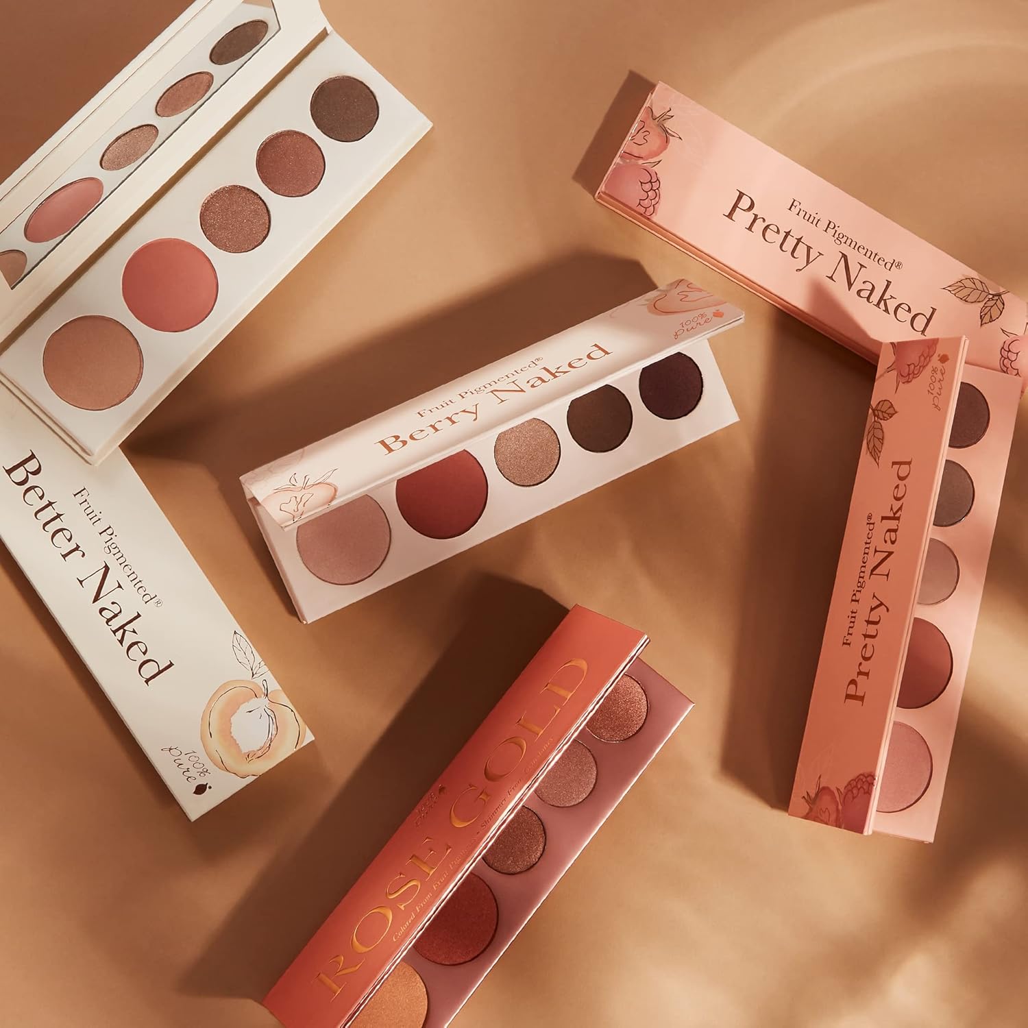 Pretty Naked II 100% Pure Vegan Makeup Palette - 3 Eyeshadow, Blush, Highlighter - Image 3