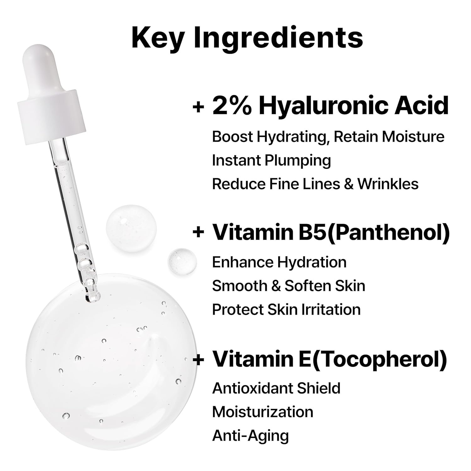 2% Hyaluronic Acid Serum with Vitamin B5 for Face 1 Fl Oz Moisturizing Anti-Aging - Image 4