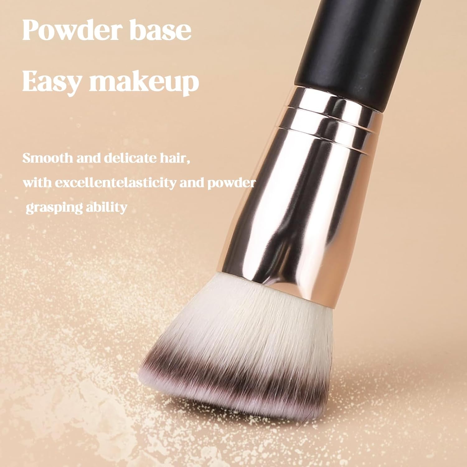 2-Pack Dual-Ended Foundation & Concealer Makeup Brush Set Vegan Synthetic Bristles - Image 5