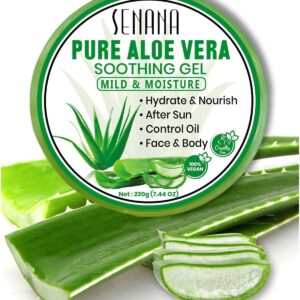 Aloe Infusion Body and Face Moisturizer - Natural Moisturizing Cream with Aloe Vera - Skin Care for Dry Skin, Anti Wrinkle, Acne Scars, Rosacea, Psoriasis Eczema Cream Lotion Unisex (2 PACK)
