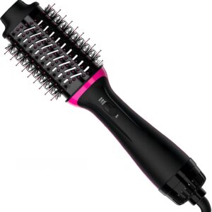 Hair Dryer Brush Blow Dryer Brush in One, Professional Hot Air Brush 4 in 1 One Step Hair Dryer and Styler Volumizer with Negative Ion for Drying, Straightening, Salon for All Hair Types