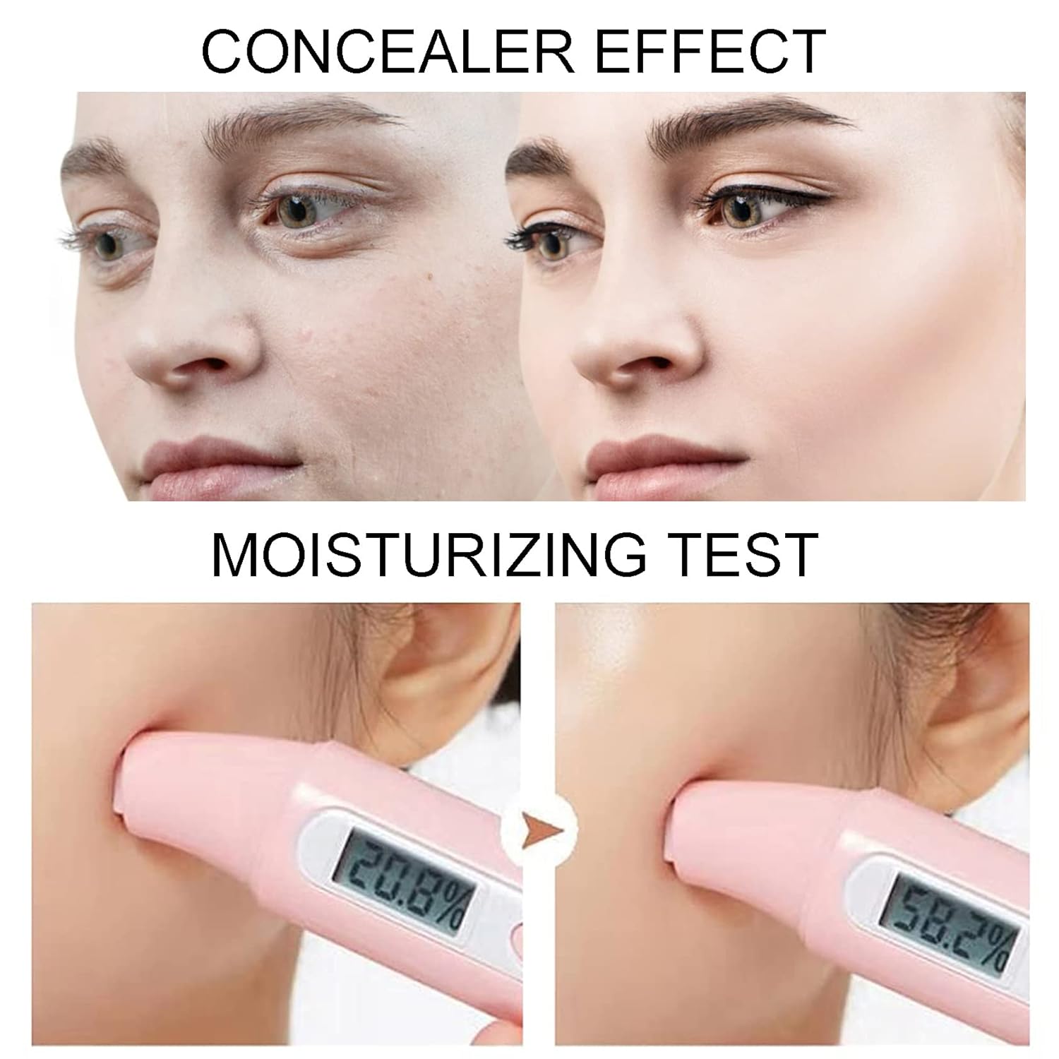 2PCS Mushroom Head CC Cream & BB Cream Foundation Primer Set with Brush - Image 7