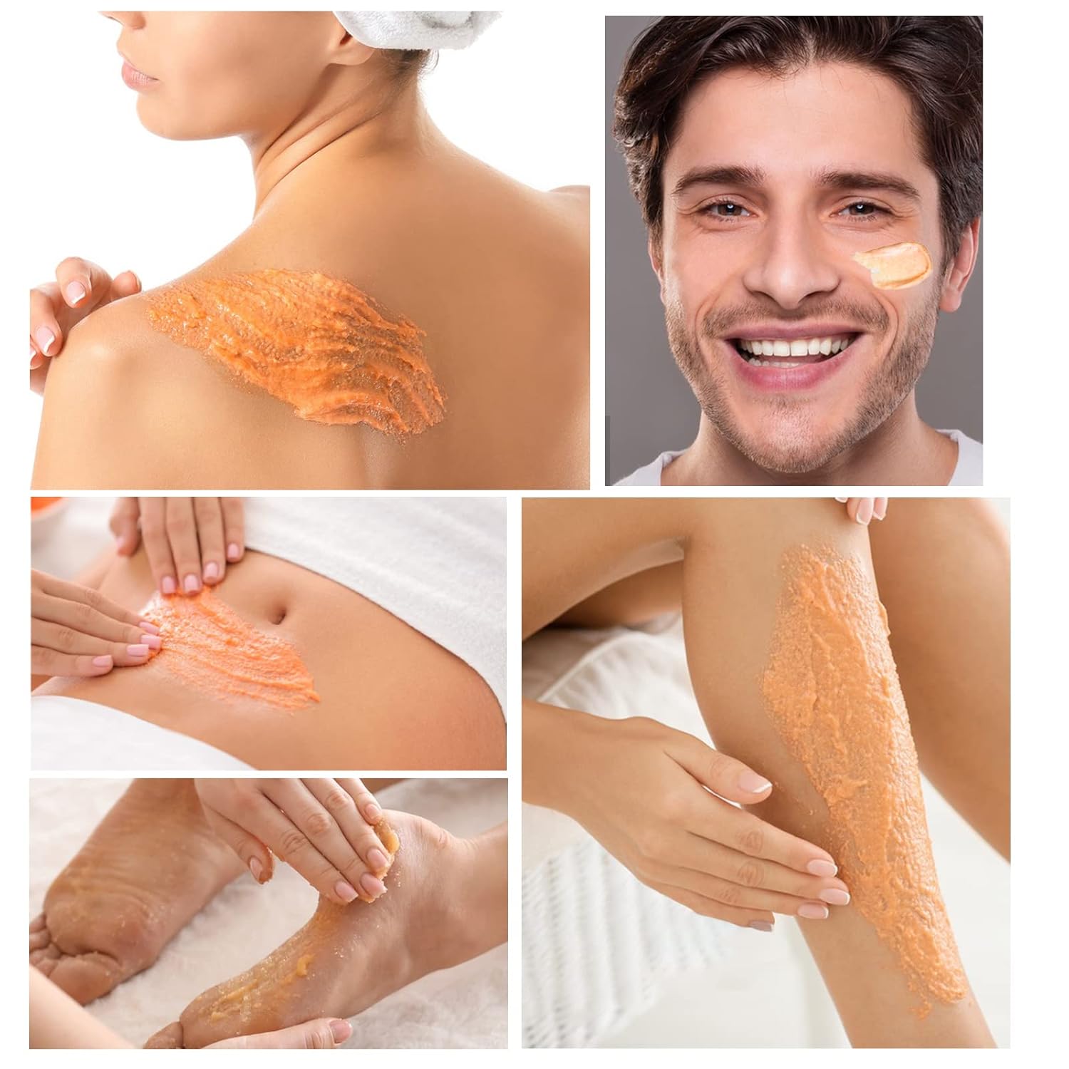 Brightening Vitamin C Face Scrub 100g for Exfoliating, Moisturizing, and Deep Cleansing Skin - Image 3