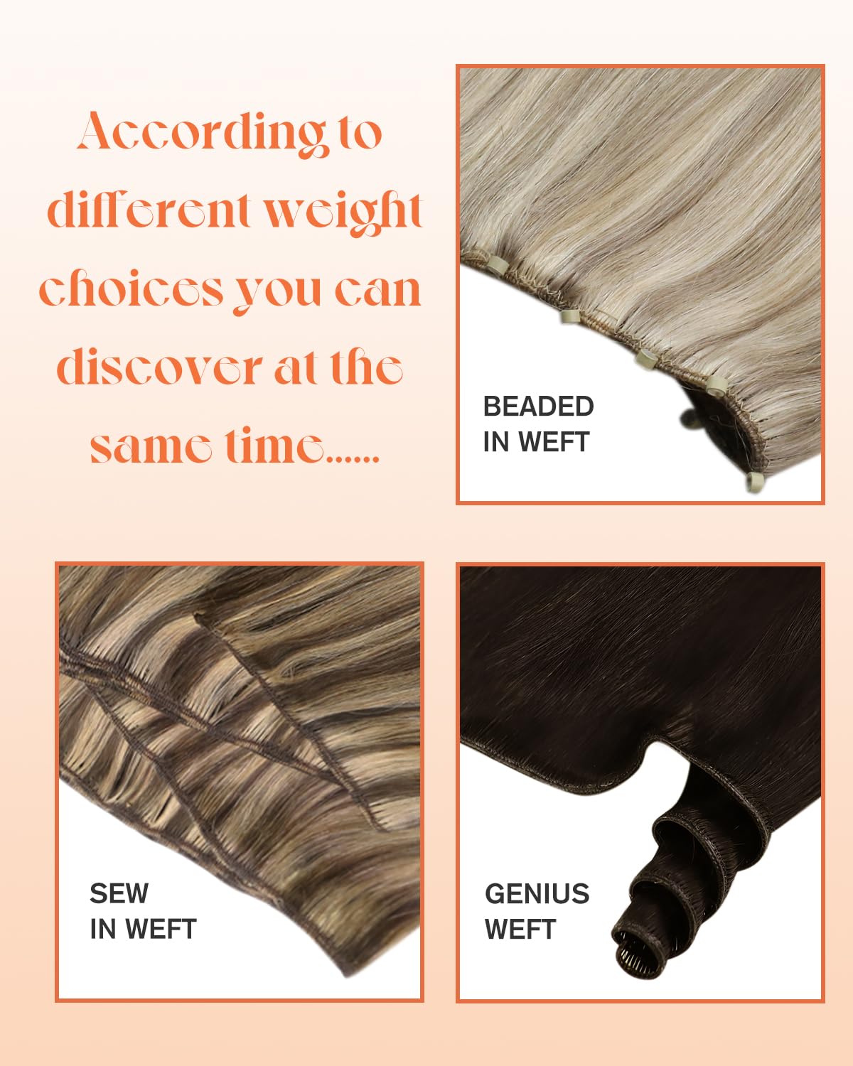 Sunny Hair 22 Inch Jet Black Sew-In Human Hair Extensions Weft Bundles for Women 100g - Image 8