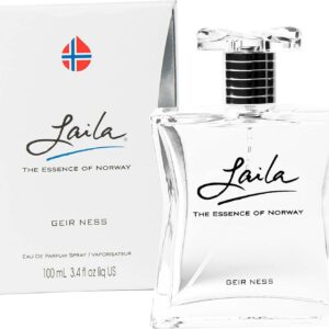 Geir Ness Laila Eau de Parfum Spray - Long Lasting Fresh, Airy and Clean Fragrance for Women - 3.4 oz / 100 ml